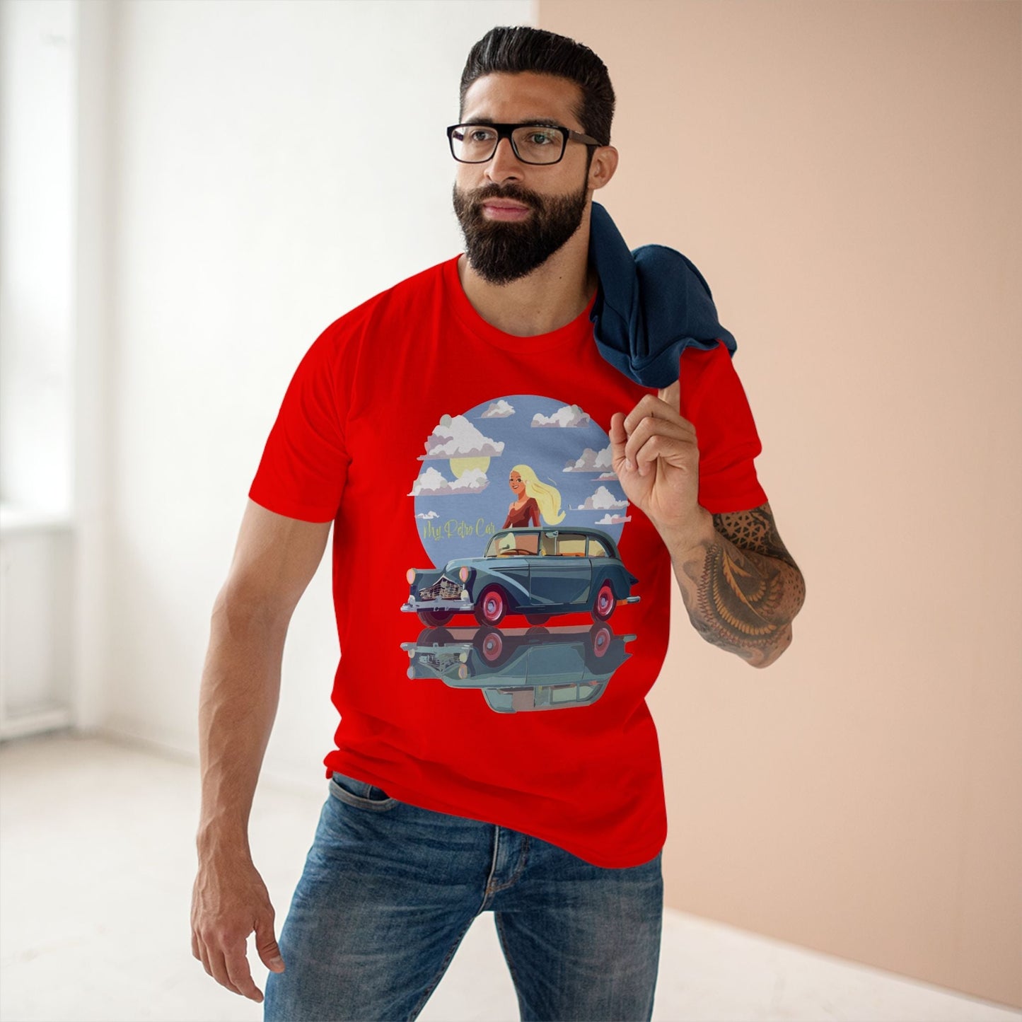 Retro Car Shirts Vintage Car Shirts RC 12 Unisex Premium Cotton Art Design Tee Collection