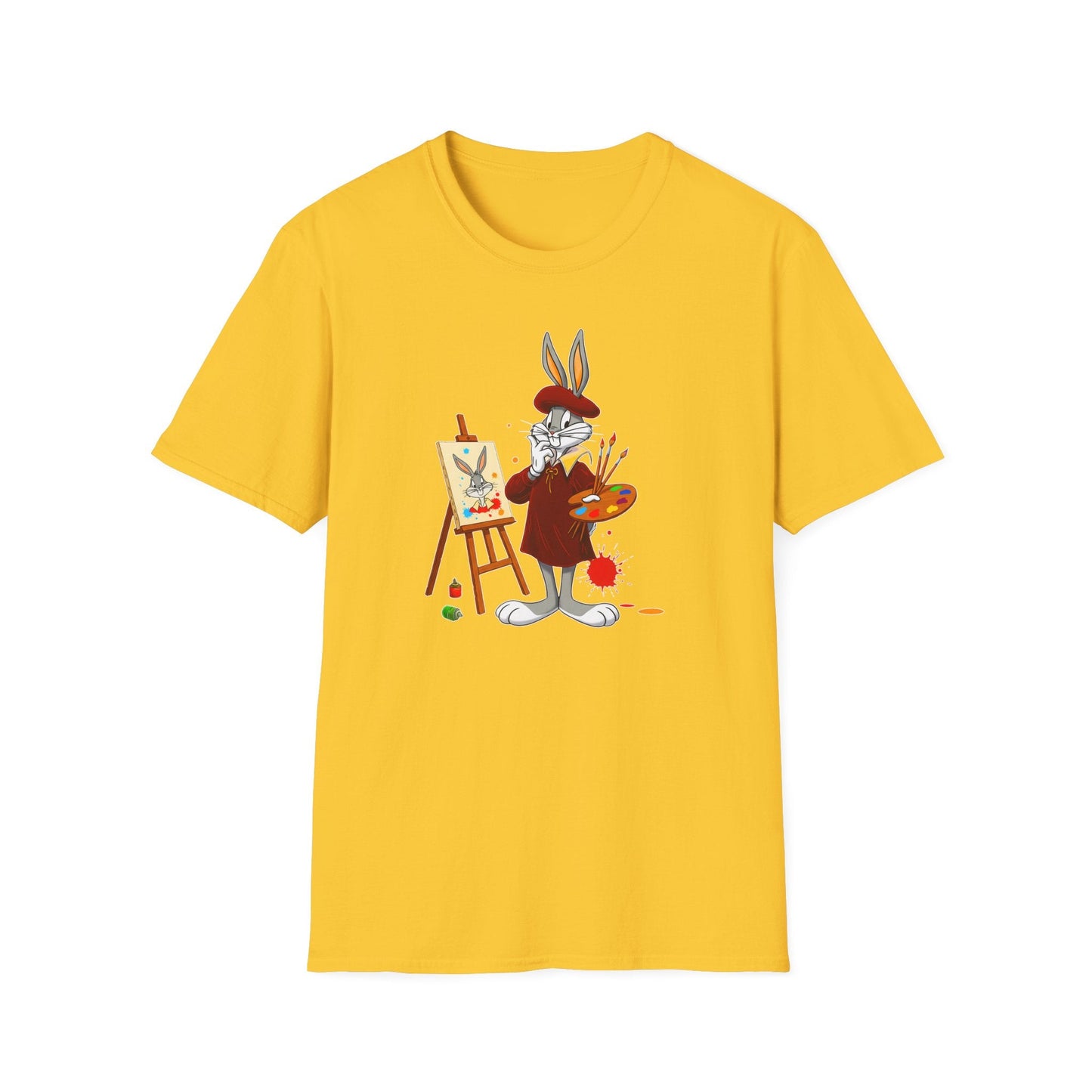 Bugs Bunny Shirt Unisex Cartoon T Shirt Softstyle 64000 Graphic Tee By Gildan Brand