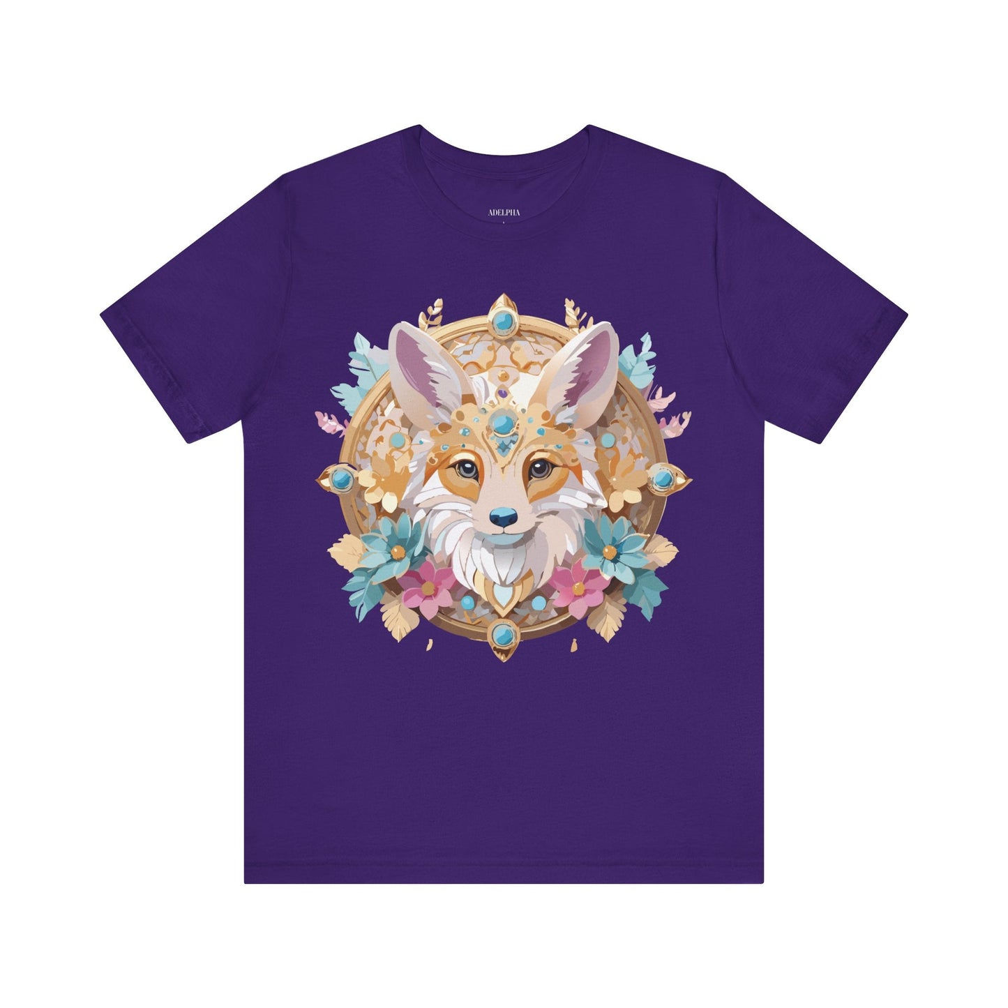 Medallion Graphic Unisex 100 Cotton Vintage Animal Medal Artwork Tee 81