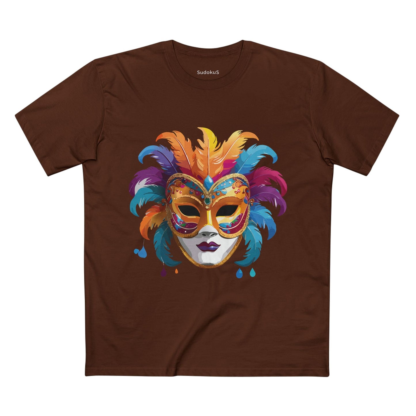 Mask Graphic Unisex 100 Cotton Staple Tee 37