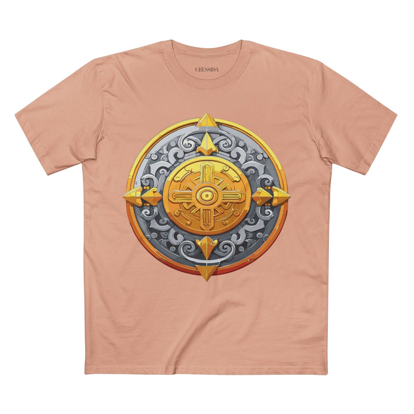 Antique Gold Coin Graphic Design T-Shirt Unisex 100 Cotton With Golden Print Artwork Tee 20