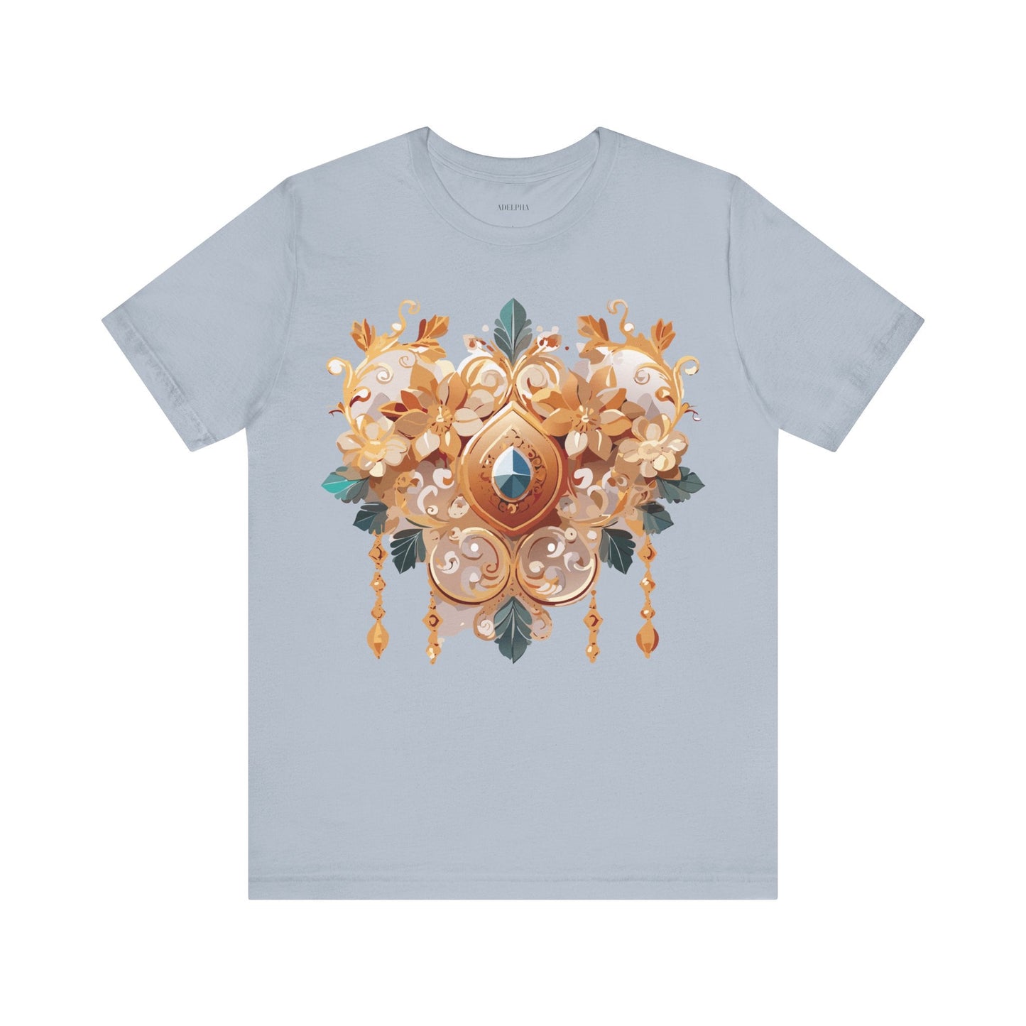 Jewelry Graphic Unisex 100 Cotton Vintage Treasure Art T-Shirt 34