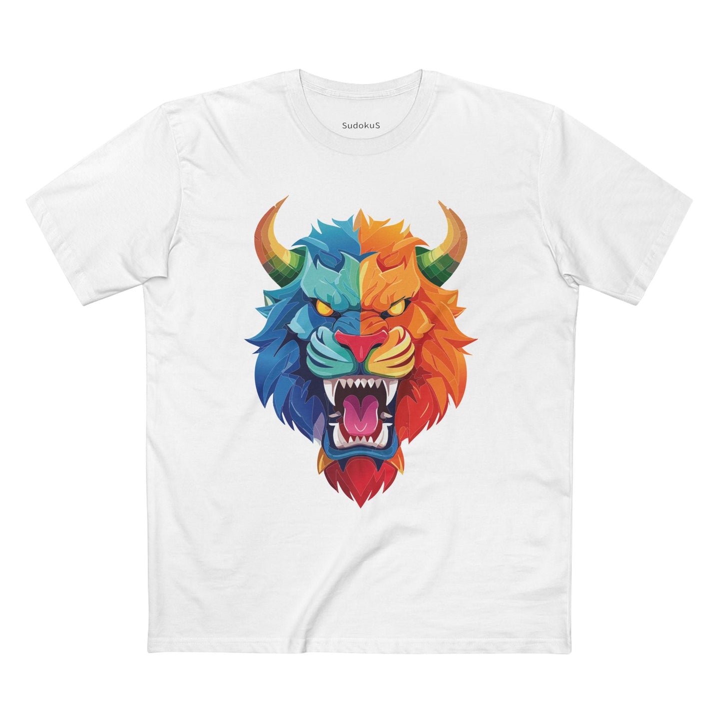 Cartoon Monsters Graphic Unisex 100 Cotton Staple Tee 17