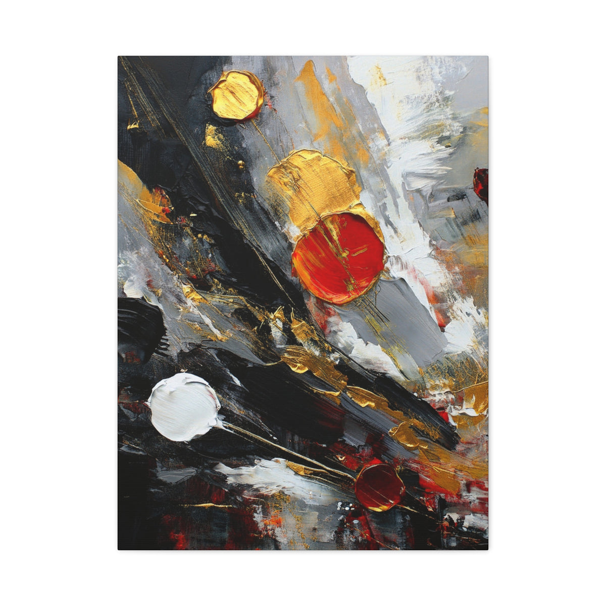 Abstract Oil Painting Print Canvas 20x24,20x30,24x30 24x32,24x36,30x40 32x48,36x48,40x60 Pine-Wood Inner Frame ABS-67