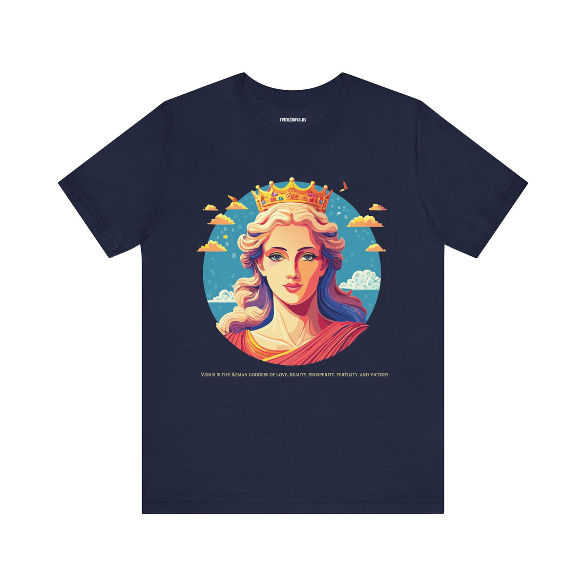 Goddess Graphic Unisex Cotton Bella+Canvas Tee with Venus