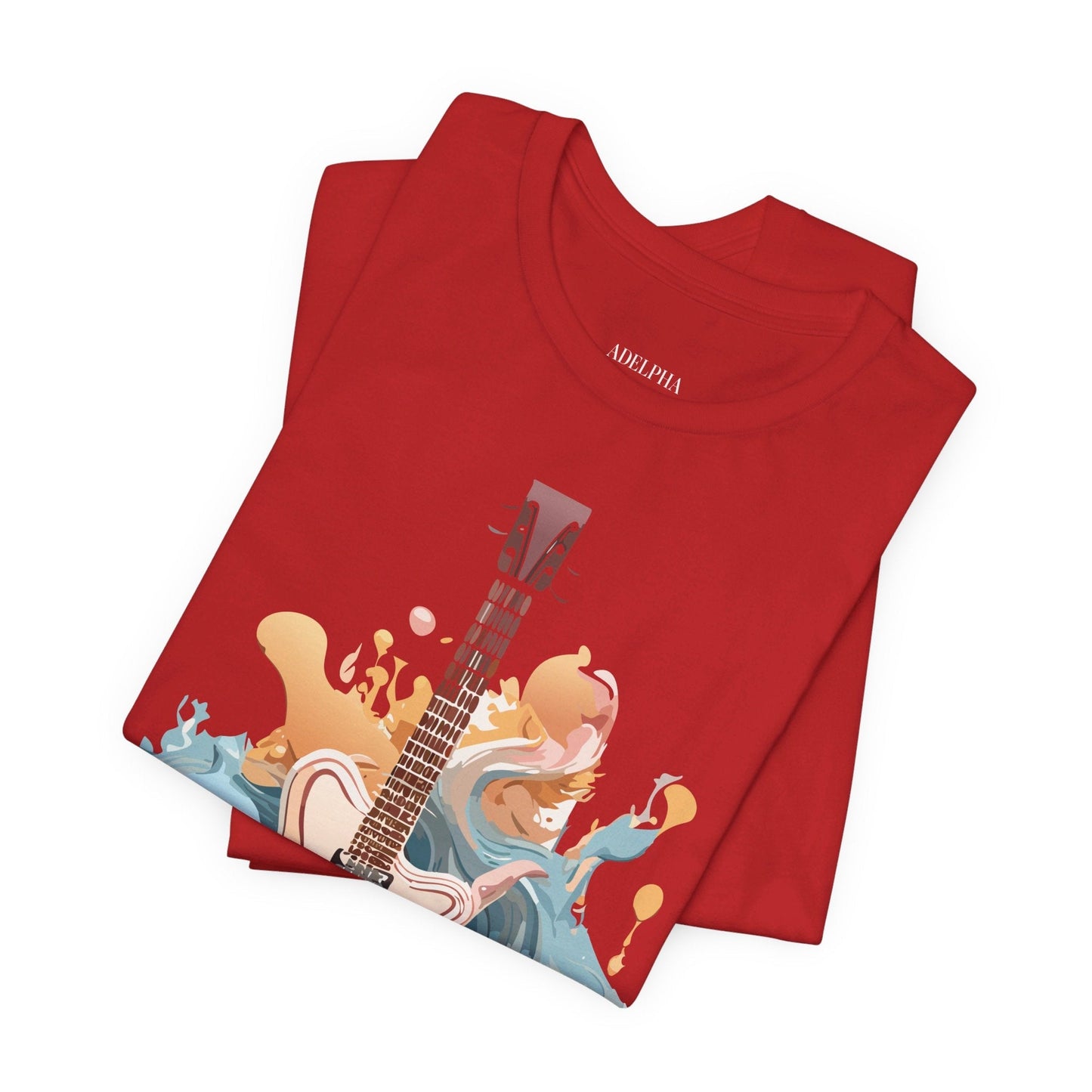Adelpha Vintage Inspired Graphic Tee Unisex Jersey Short Sleeve Music Design Collectible