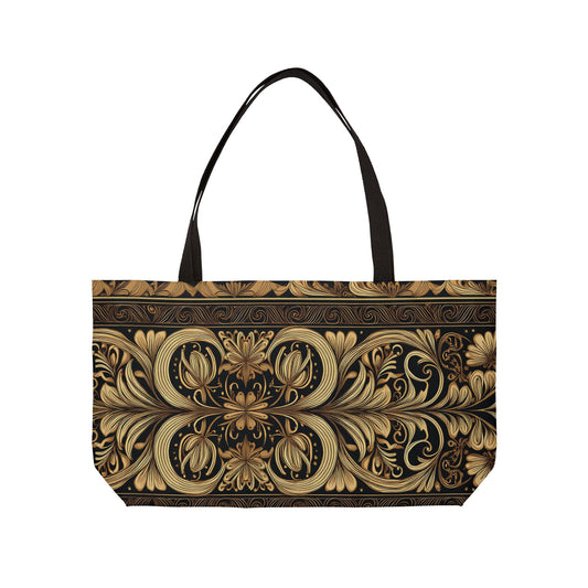 Ornament Print Big Bag Unisex Spun Poly 24x13 Canvas Art Bag OR-14