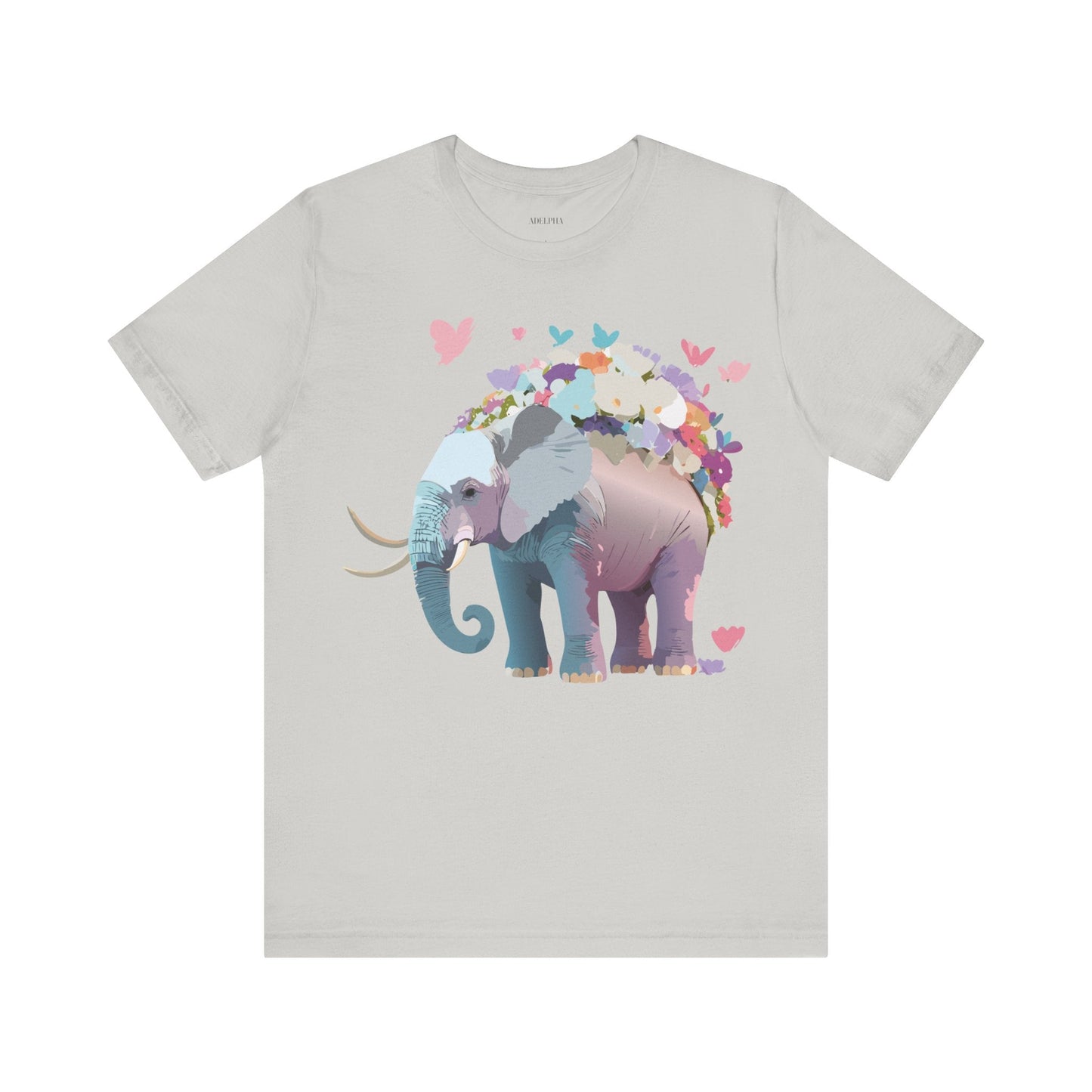 Elephant Graphic T Shirt Unisex Vintage Inspired Artwork By Adelpha Short Sleeve Tee