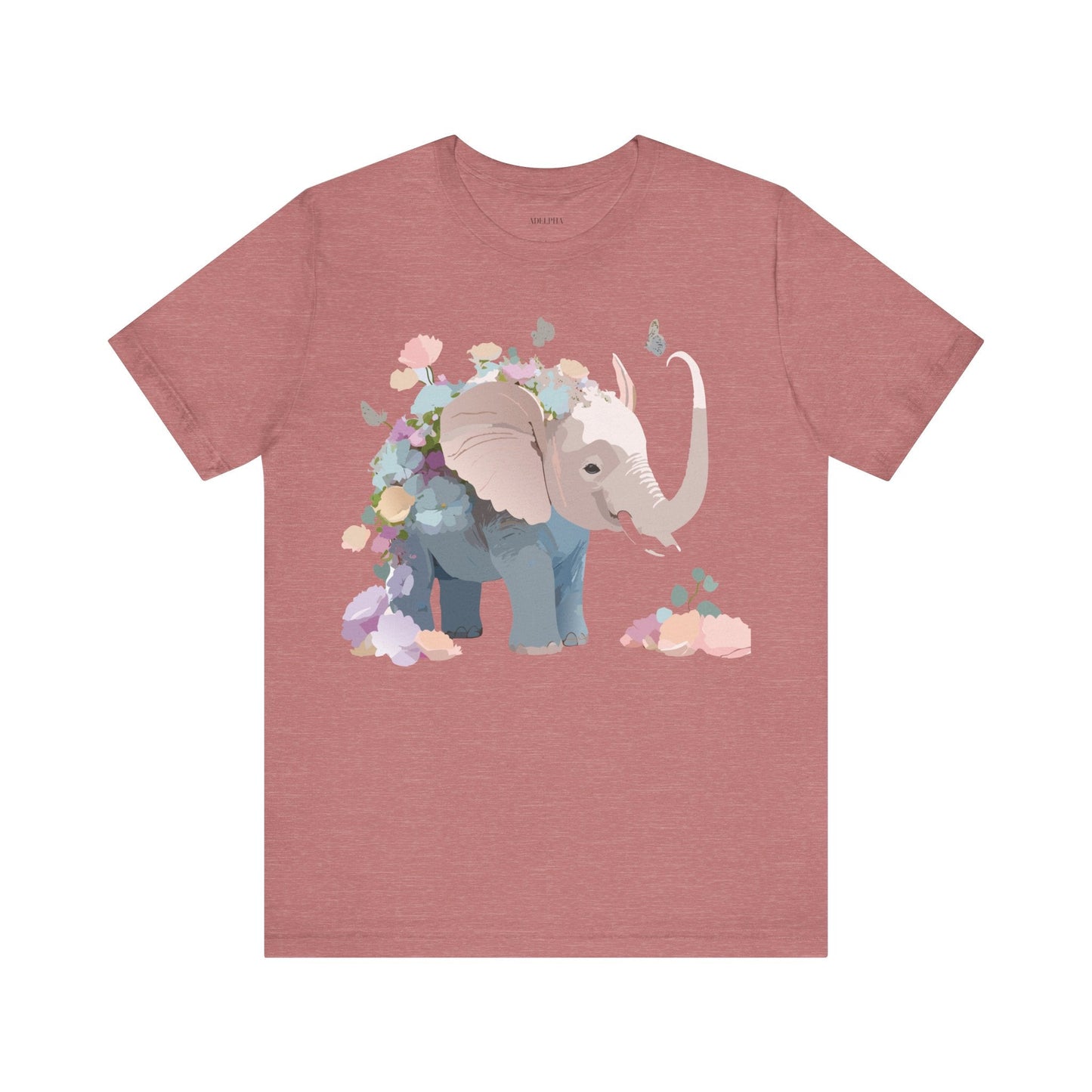 Elephant Graphic Tee Unisex Jersey Short Sleeve Art Design Adelpha Premium Vintage Inspired