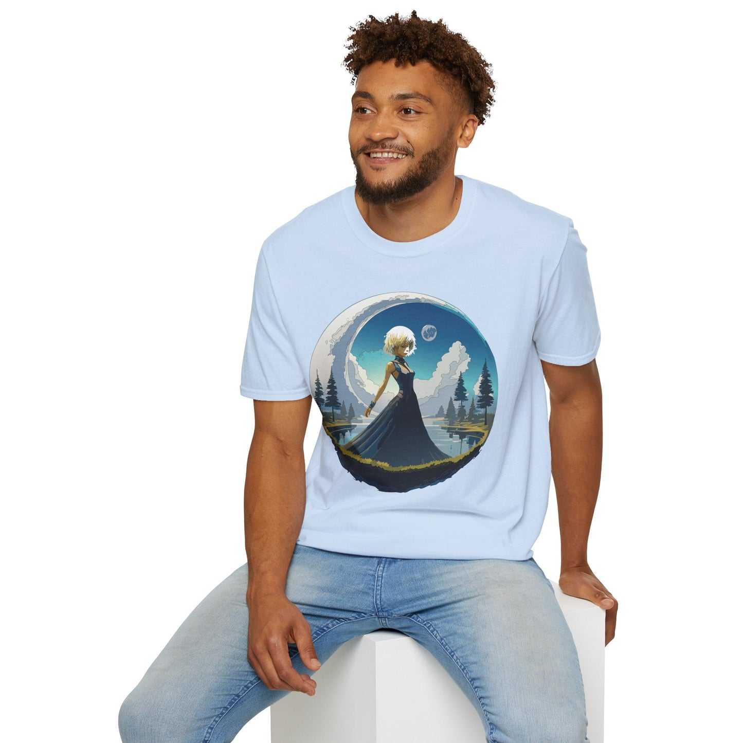 Womens Graphic T Shirt Art Design Tee Gildan Softstyle 64000 Unisex Short Sleeve