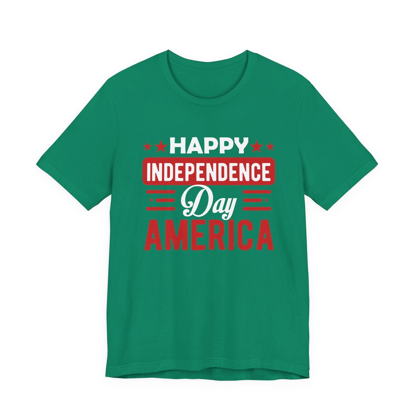 Happy Independence Day America Graphic Unisex Cotton T-Shirt 015