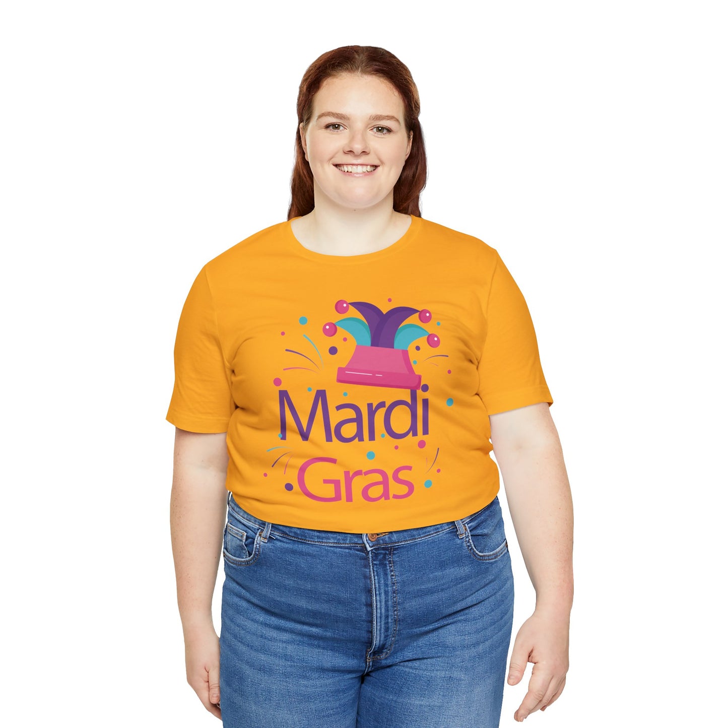 Tee-shirt en coton unisexe pour Mardi Gras