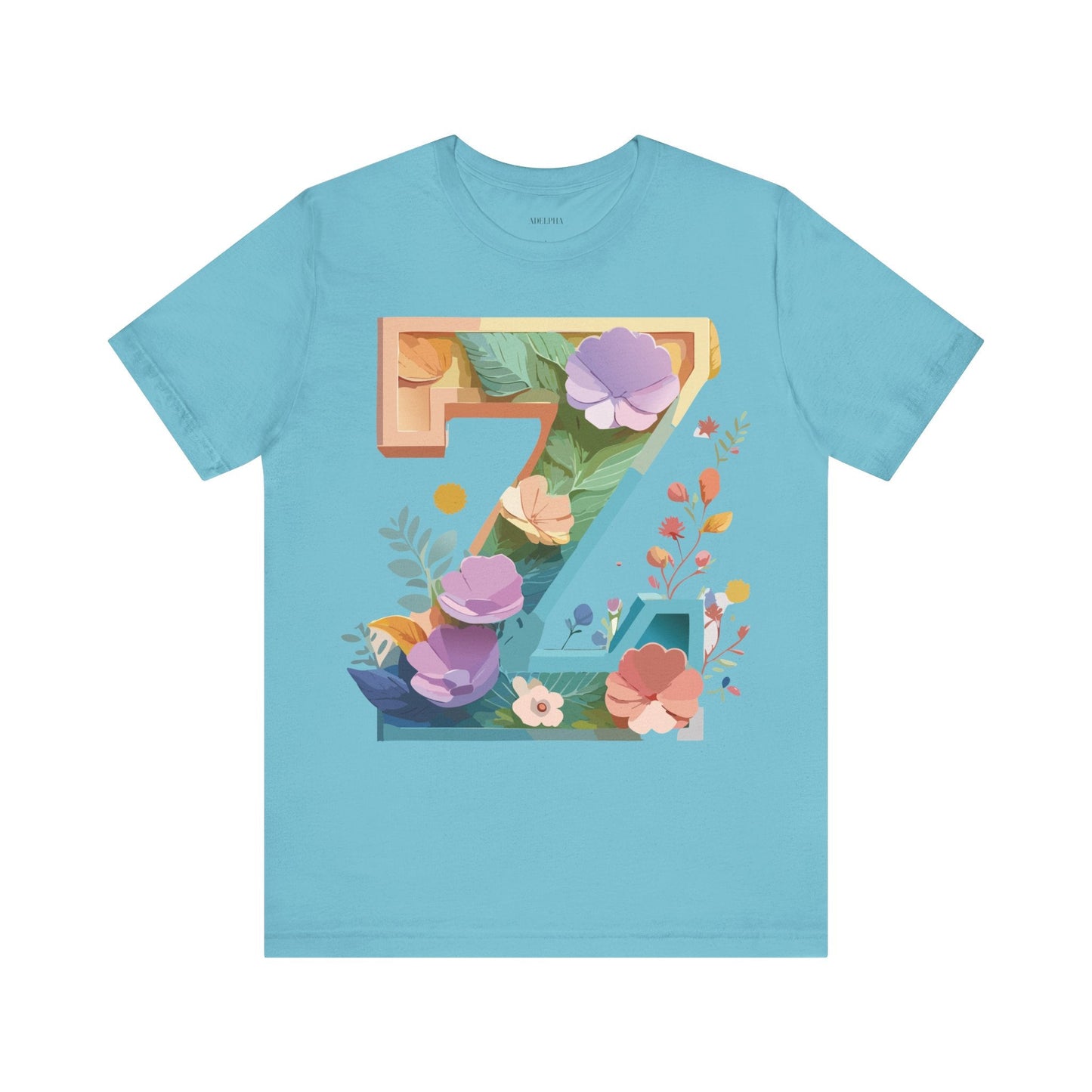 Unisex Letter Z Graphic Tee Premium by Adelpha Vintage Inspired Art Short Sleeve Shirt