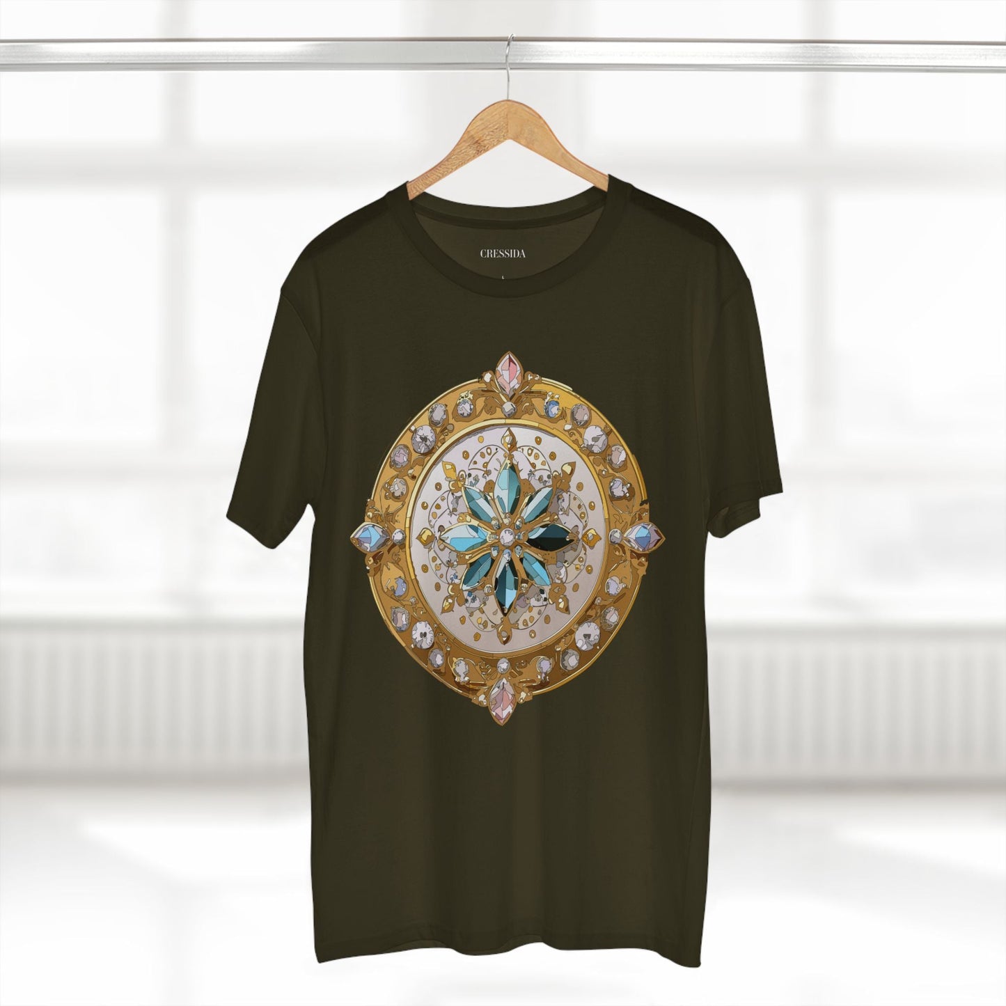Medallion Graphic T-Shirt Unisex 100 Cotton With Gold Art Design Medal Tee 10