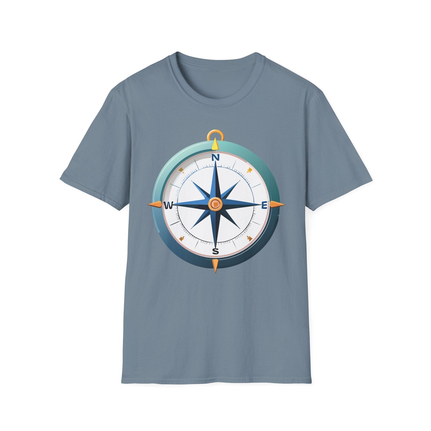 Compass Navigator Graphic Tee Unisex 100 Cotton 7