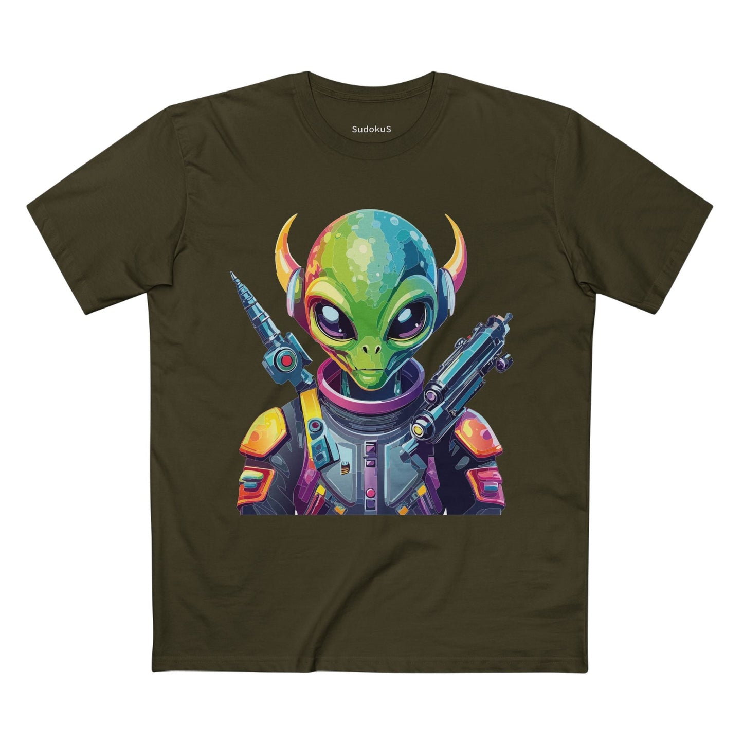 Aliens Graphic Unisex 100 Cotton Staple Tee 61
