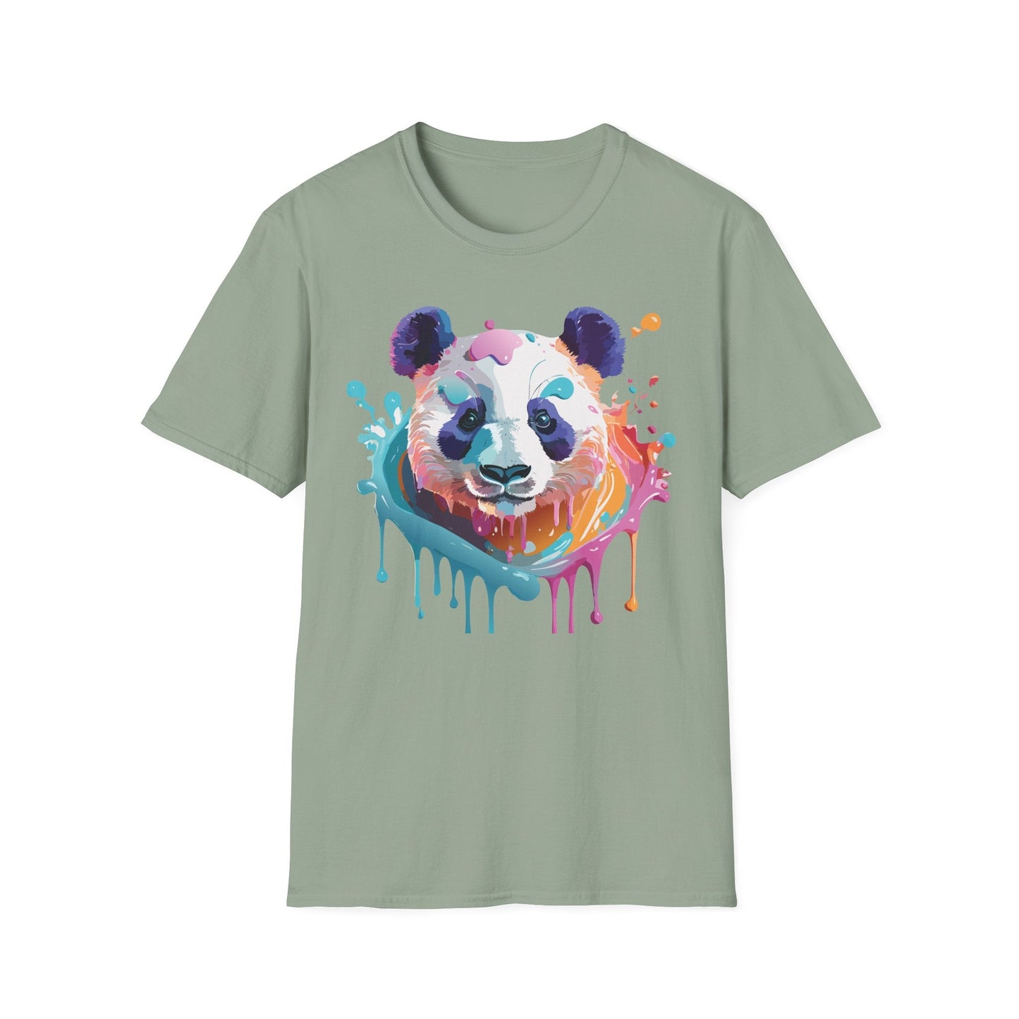 Panda Shirt T Shirt Softstyle 64000 Gildan 100 Percent Ring Spun Cotton Comfortable Animal Tee