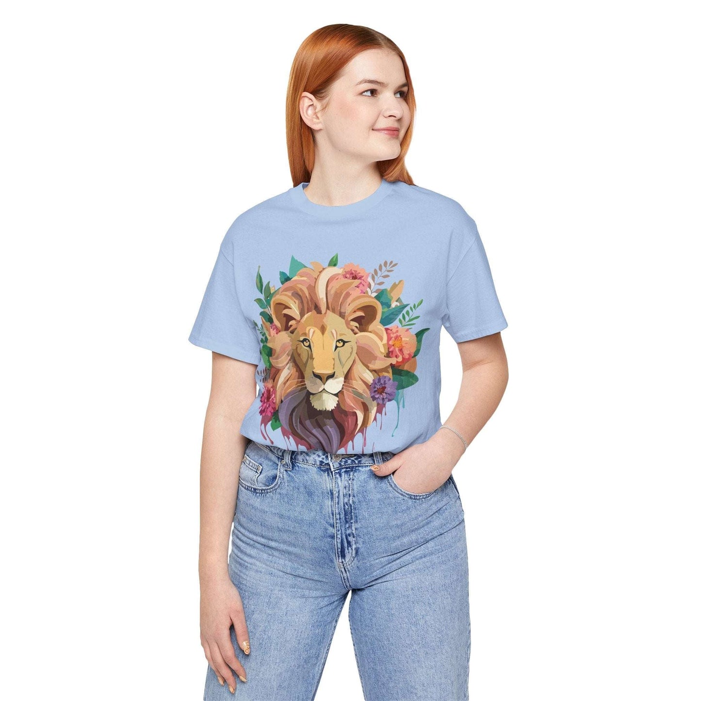Lion Graphic T Shirt Adelpha Unisex Jersey Short Sleeve Tee Vintage Inspired Design Artwork