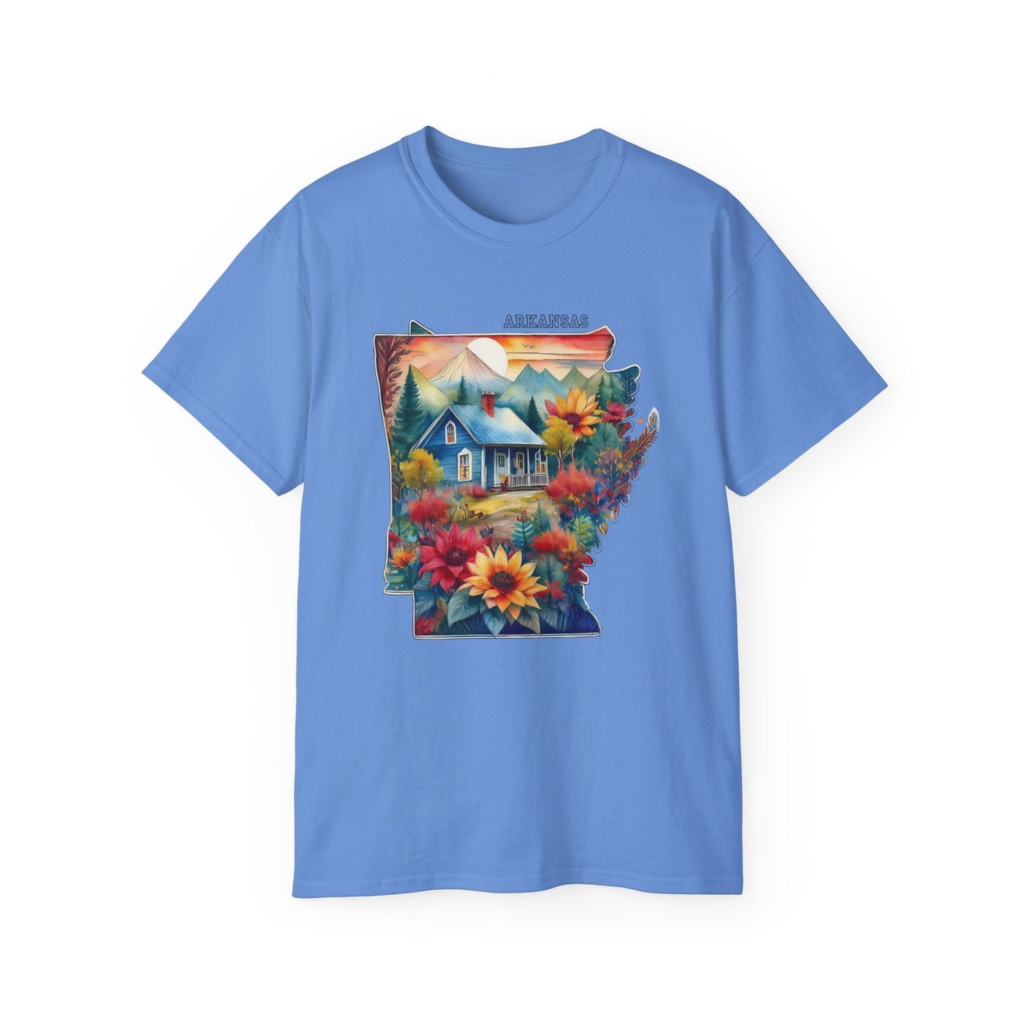 Arkansas Graphic Unisex Cotton T‑Shirt 2