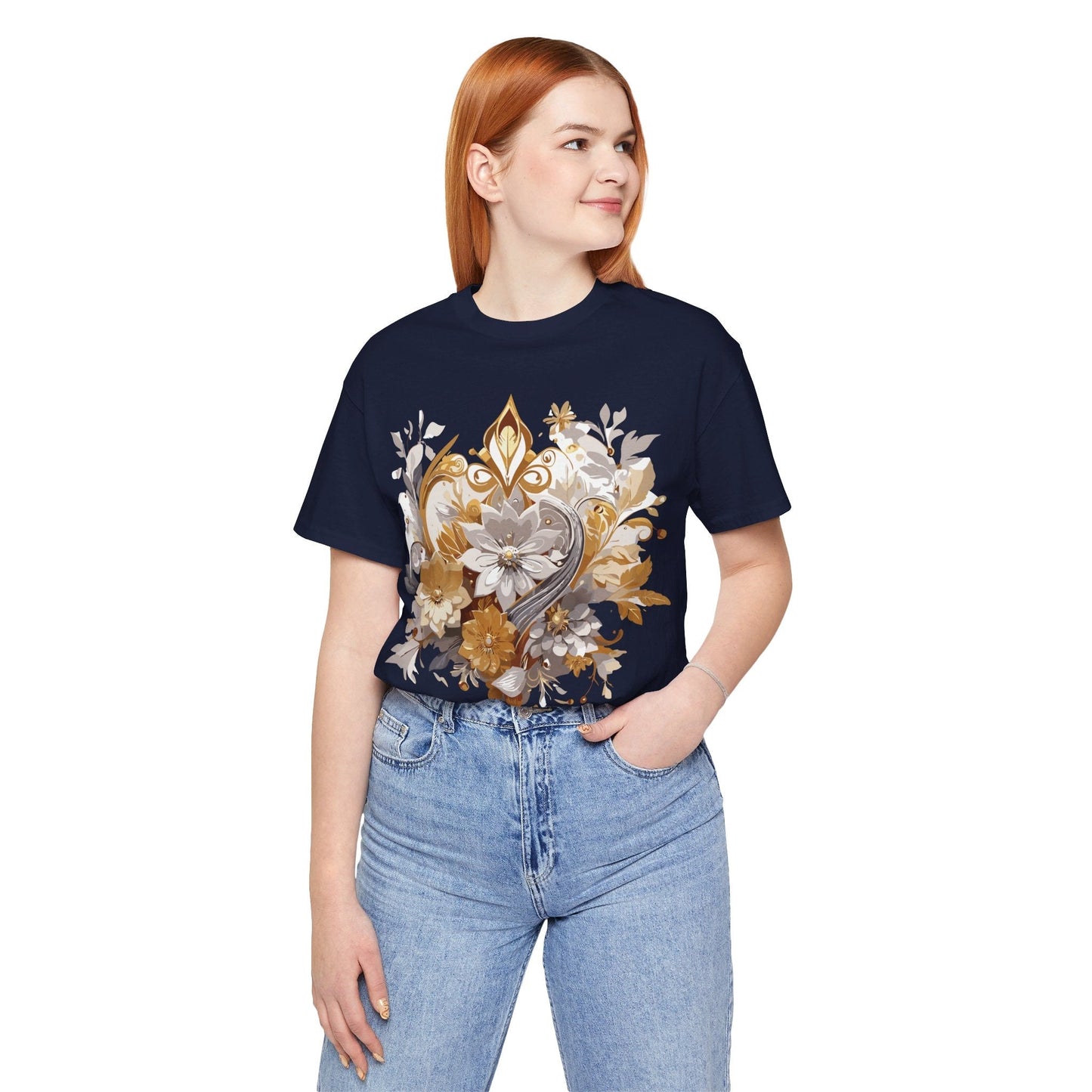 Jewelry Graphic Unisex 100 Cotton Vintage Treasure Art T-Shirt 7
