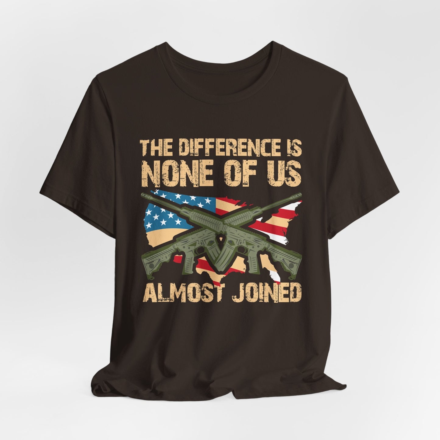 Army Veteran Patriotic Graphic Design Unisex Cotton T-Shirt v18