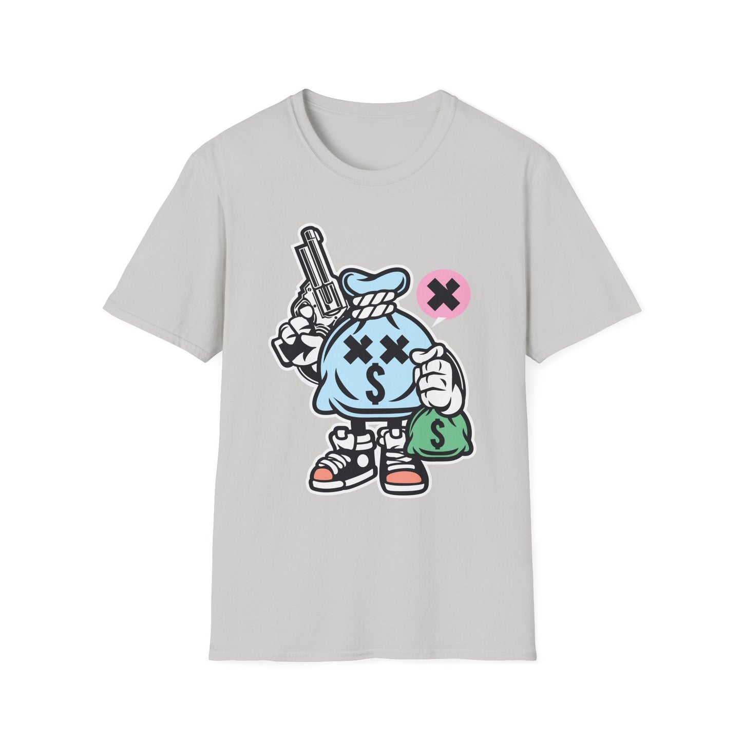 Cartoon T Shirt Animation T Shirt Funny Tee Unisex Gildan Softstyle 64000 100 Percent Cotton