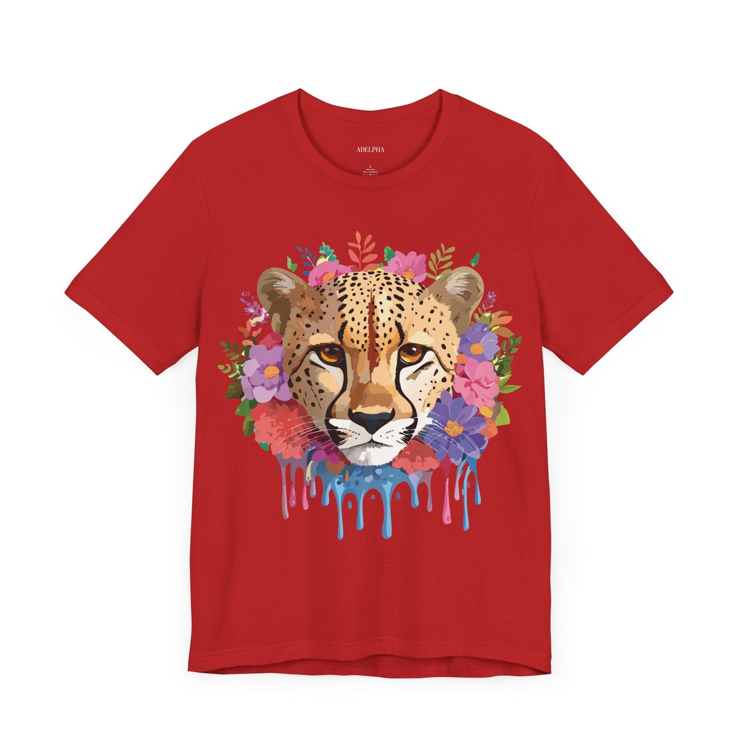 Cheetah Graphic Unisex 100 Cotton Artwork Tee 1