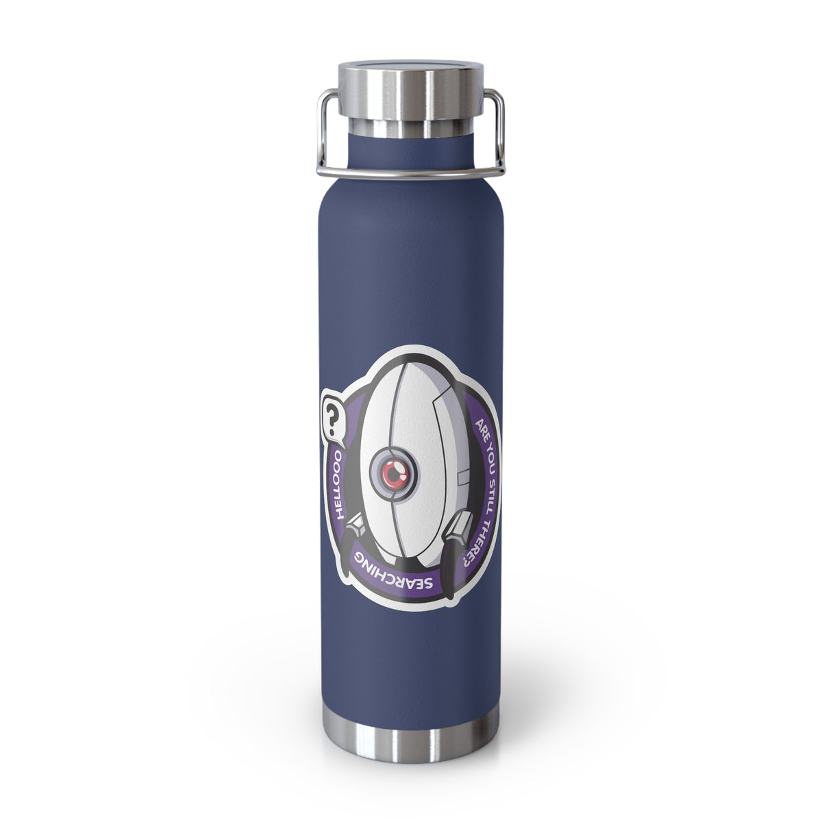 22oz Copper Insulated Water Bottle with Cartoon Design - CV62