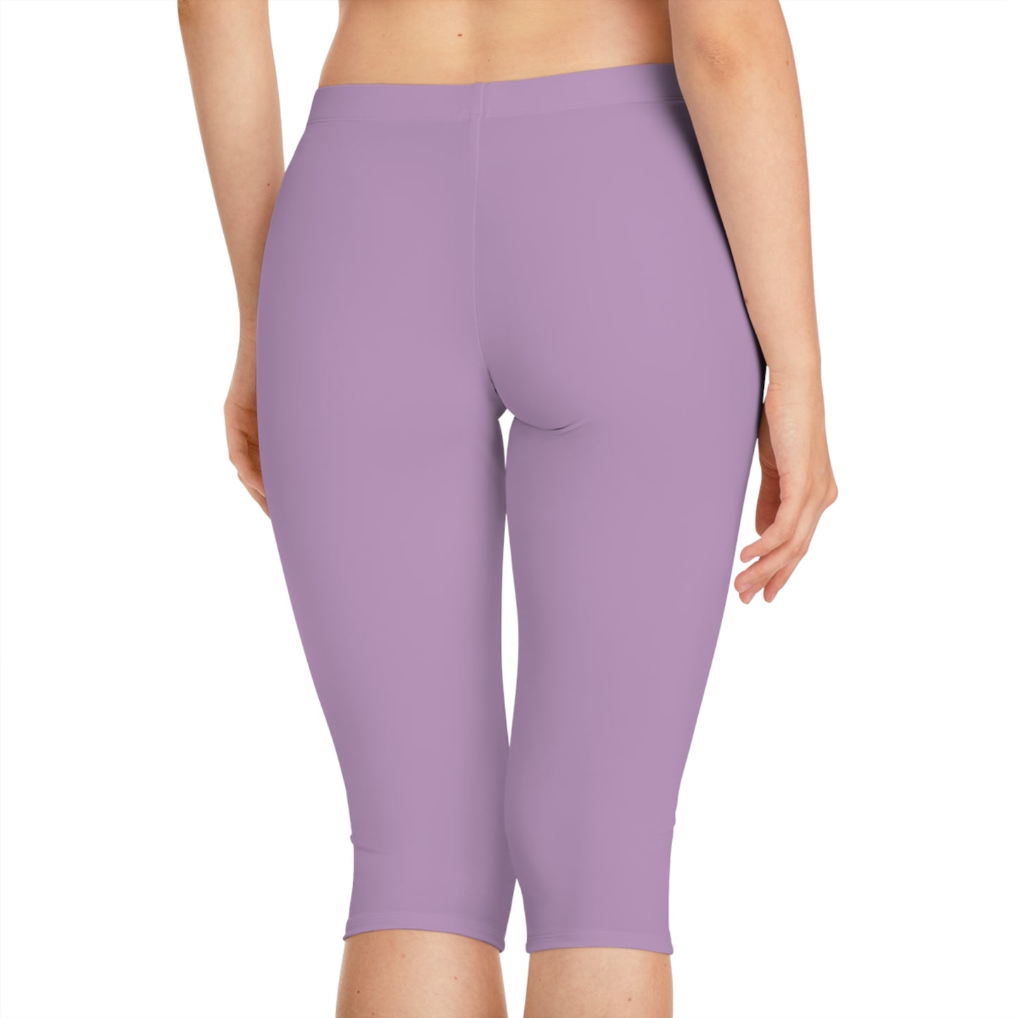 Purple Color Capri Leggings, Purple Capri Leggings 12
