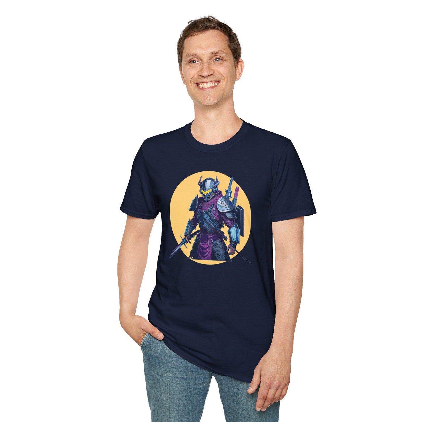 Samurai Shirt Unisex T Shirt Softstyle Gildan 64000 Cotton Tee Breathable Comfortable