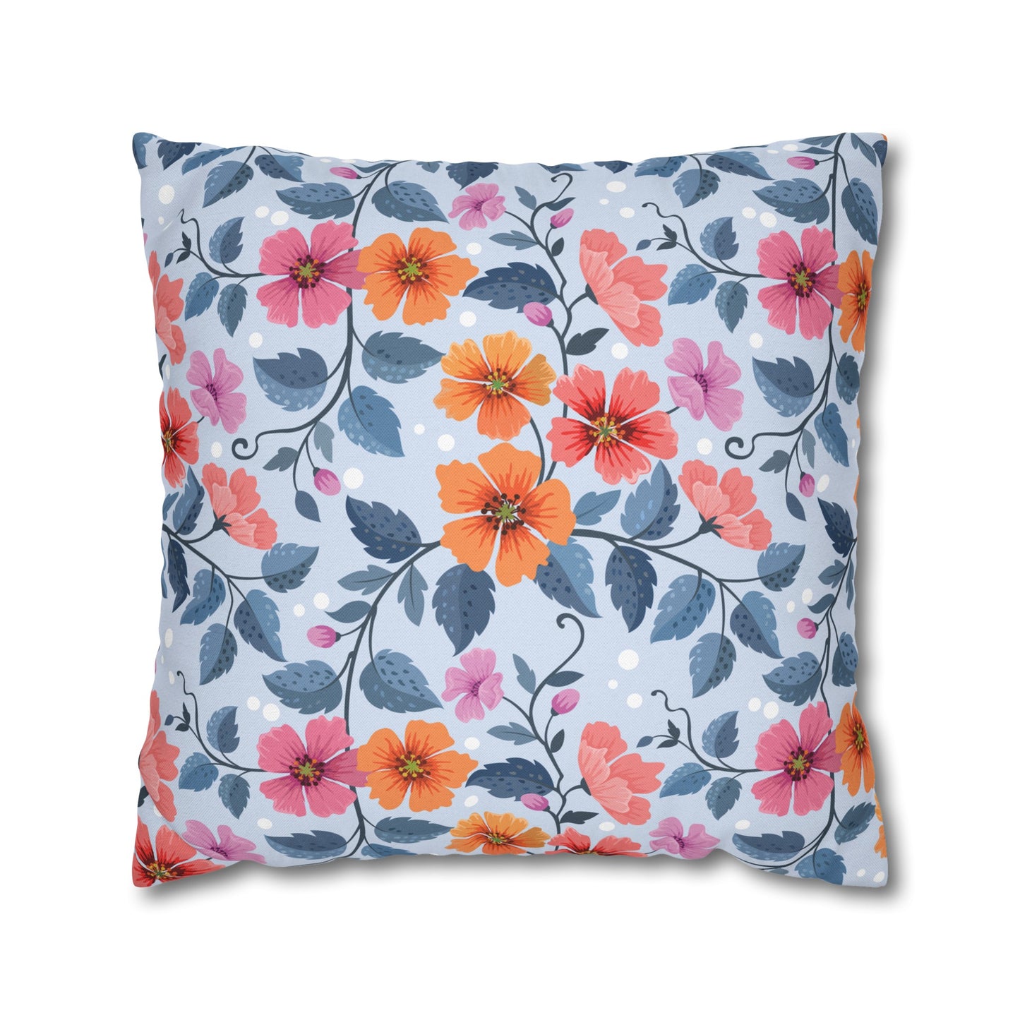 Floral Poly Pillowcase