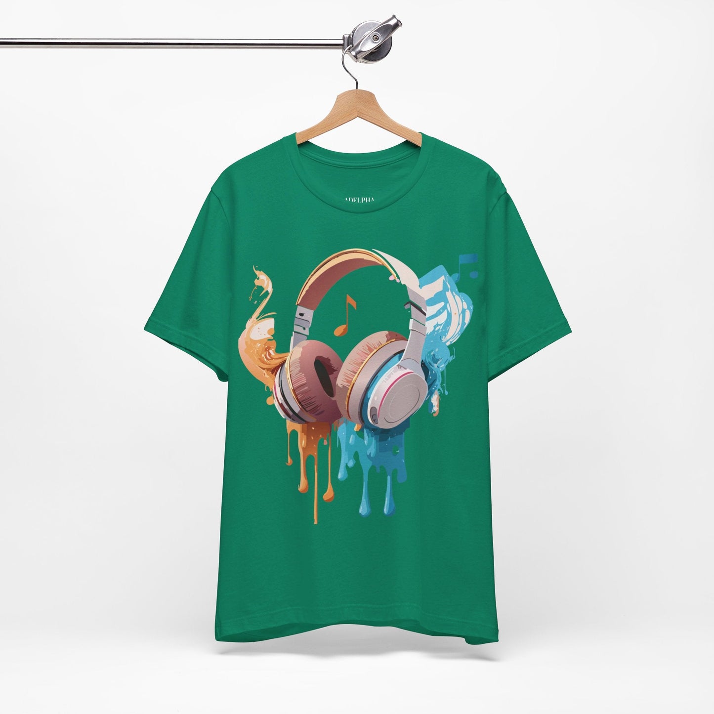 Adelpha Music T Shirt Unisex Graphic Tee Vintage Inspired Artwork Short Sleeve Premium