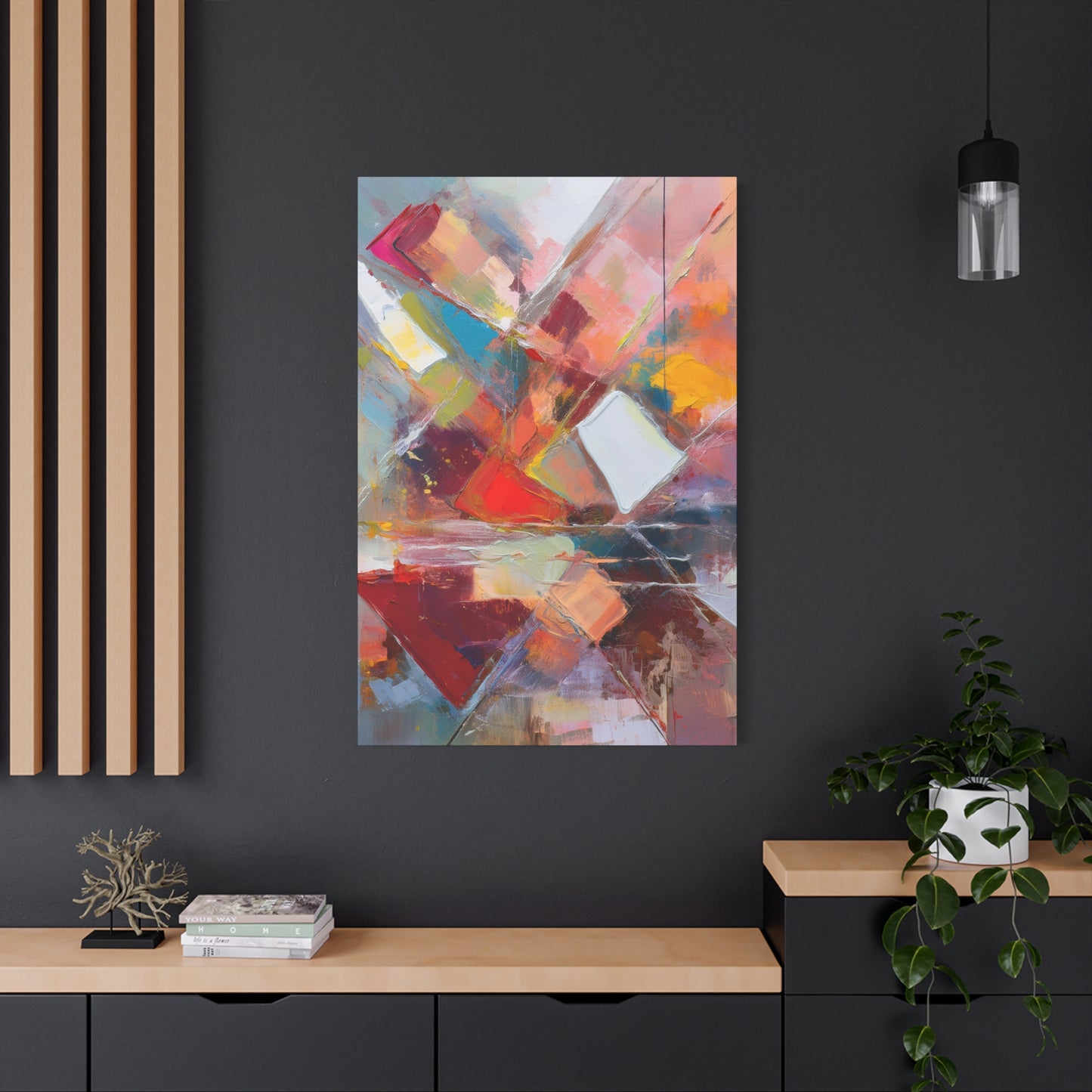 Abstract Oil Painting Print Canvas 20x24,20x30,24x30 24x32,24x36,30x40 32x48,36x48,40x60 Pine-Wood Inner Frame ABS-180