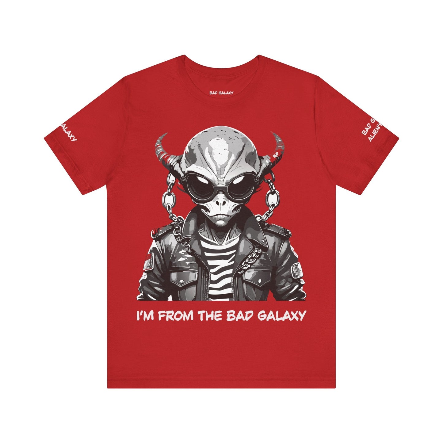Alien T Shirt From Bad Galaxy Graphic Tee With Free Shipping Lightweight 100 Cotton USA Made