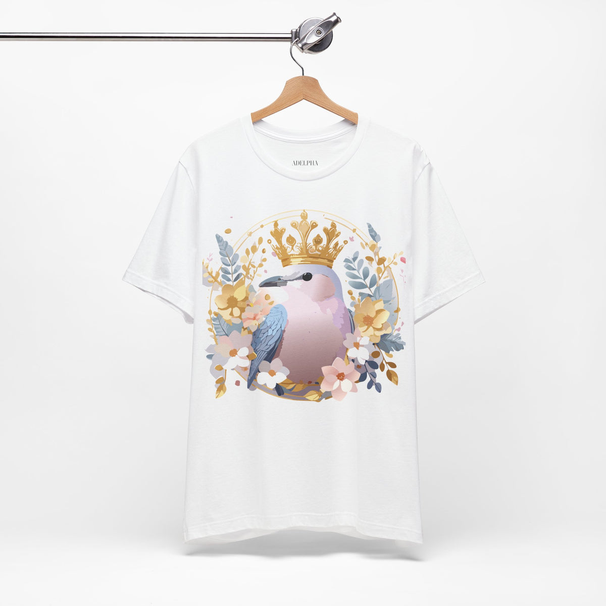 Medallion Graphic Unisex Cotton Bella+Canvas Tee with Art Design d49