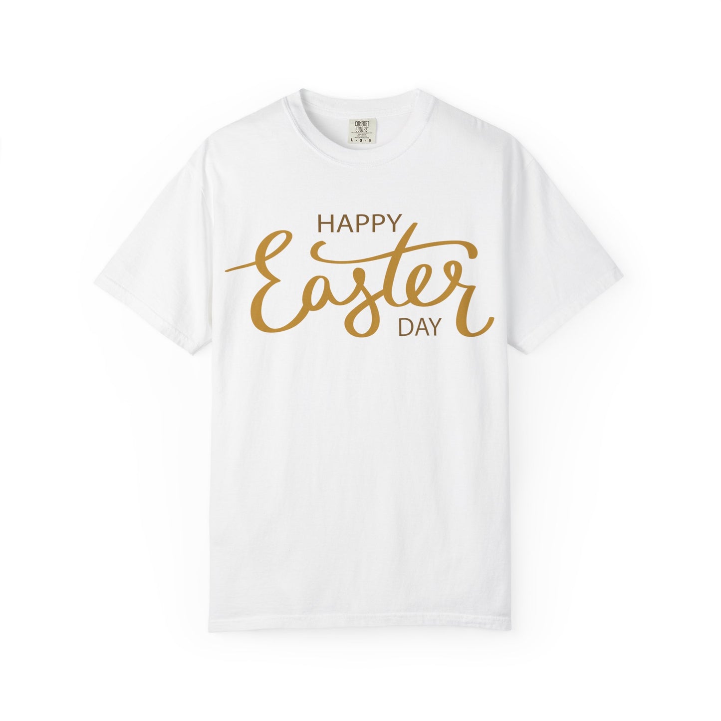 Happy Easter Day T-Shirt, Tee Shirt with Easter Signature, T Shirt with Easter Prints, Tee Shirt with Easter Design