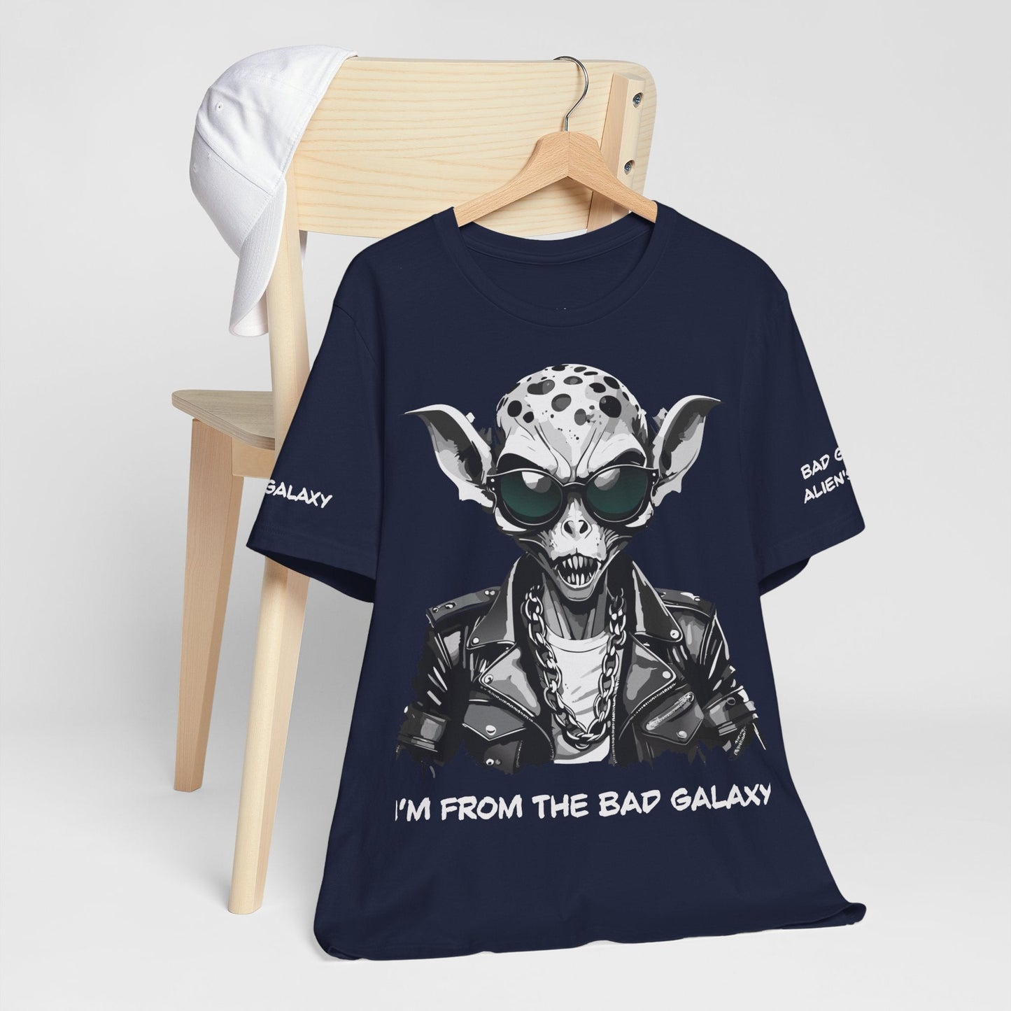 Alien Tee Shirt From Bad Galaxy Made To Order Lightweight 100 Cotton Tee With Eco Inks Free Shipping