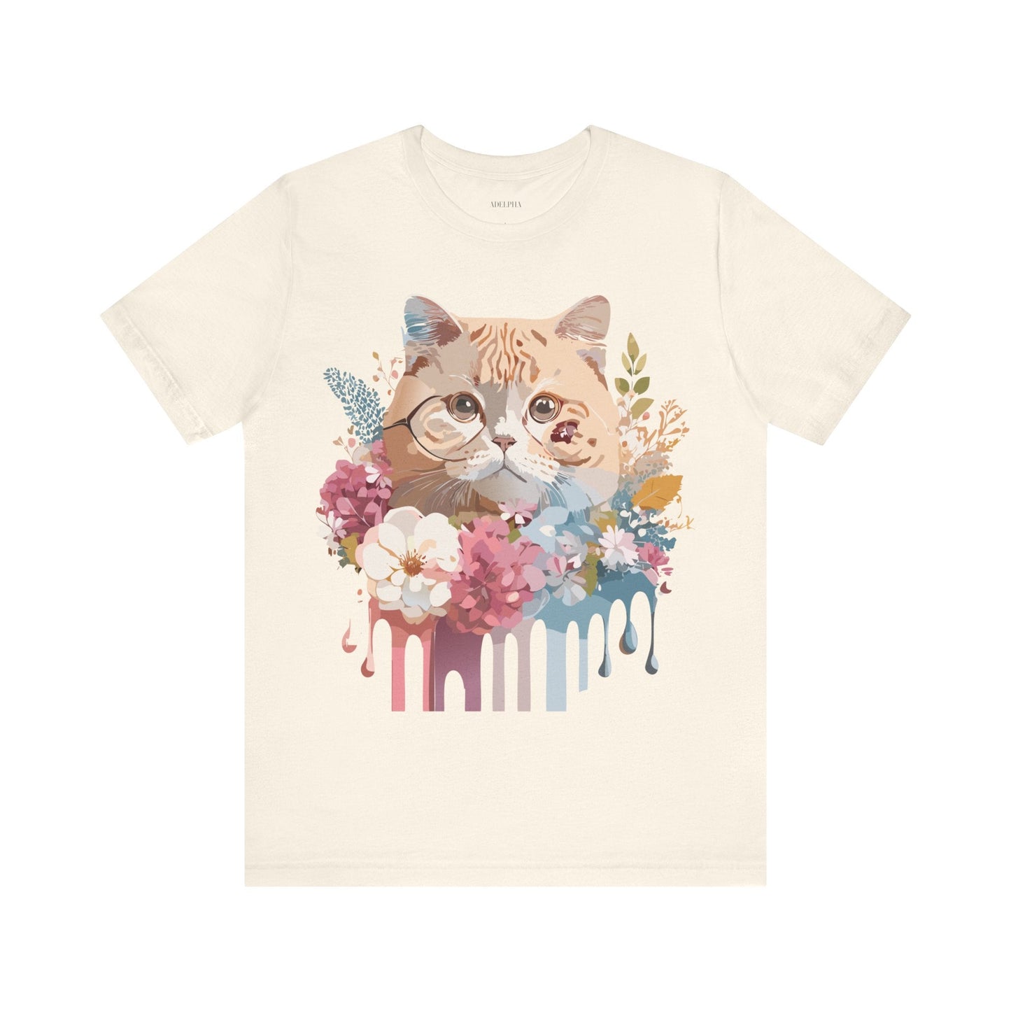 Cat Graphic Tee Unisex Vintage Inspired Shirt By Adelpha Original Artwork