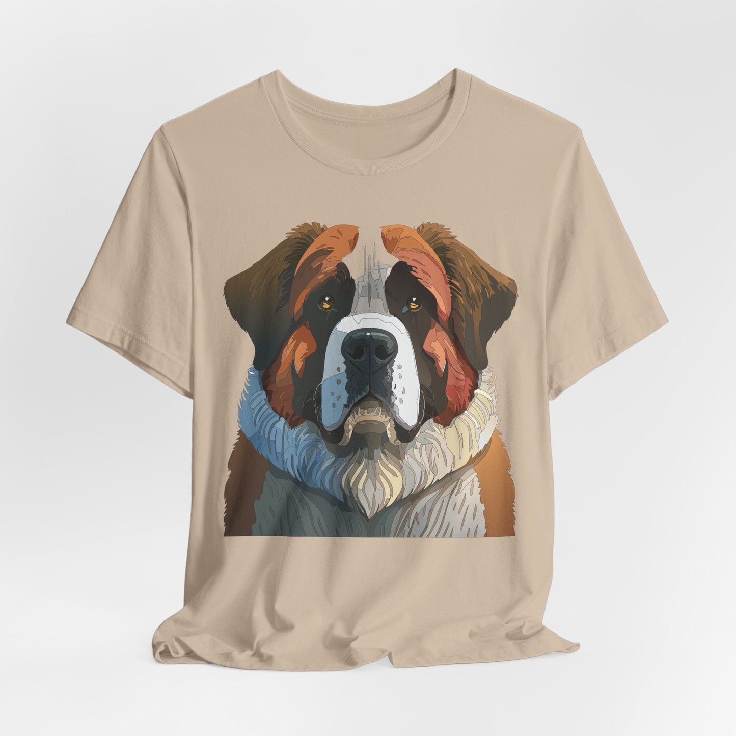 Unisex Animal Shirt Art Design Tee With Wild Animals Print Casual Comfort Wear Everyday Style