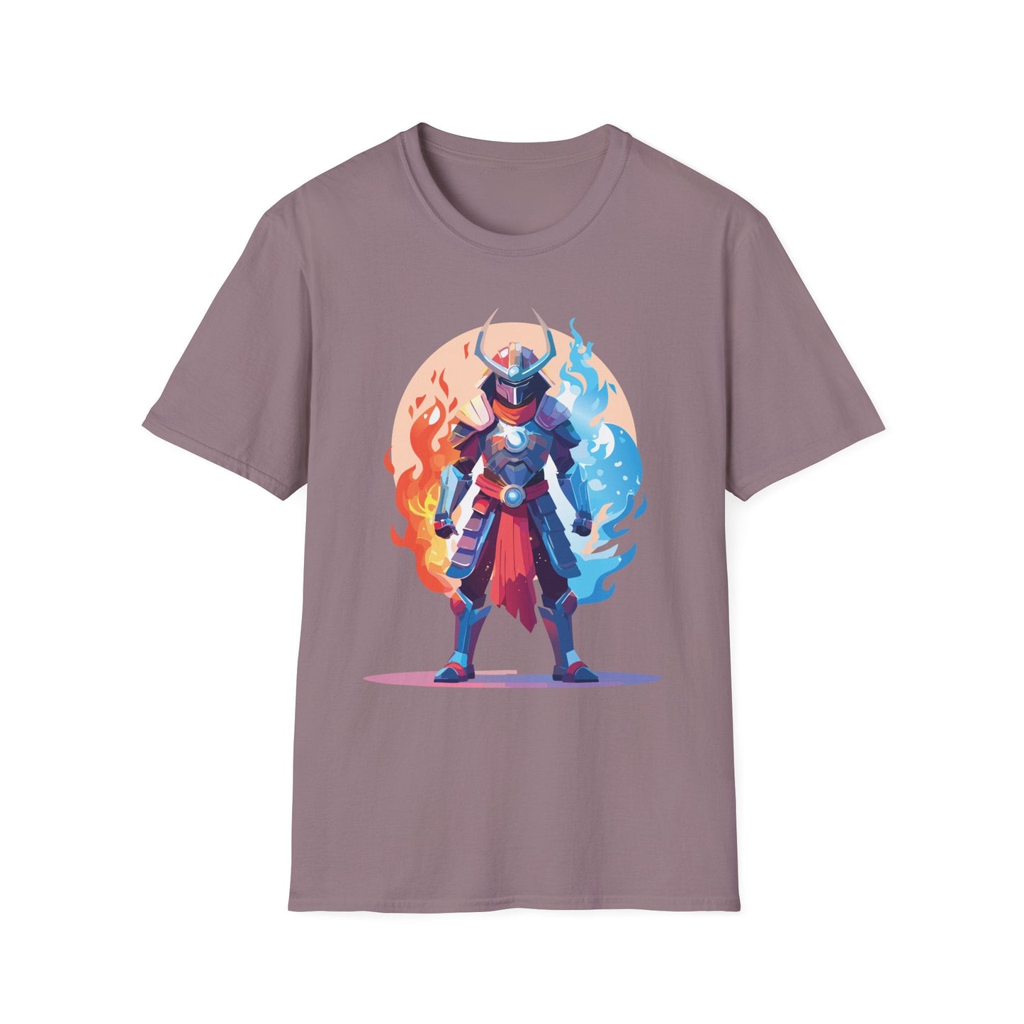 Samurai Shirt Unisex Gildan Softstyle 64000 Tee 100 Percent Ring Spun Cotton Comfortable