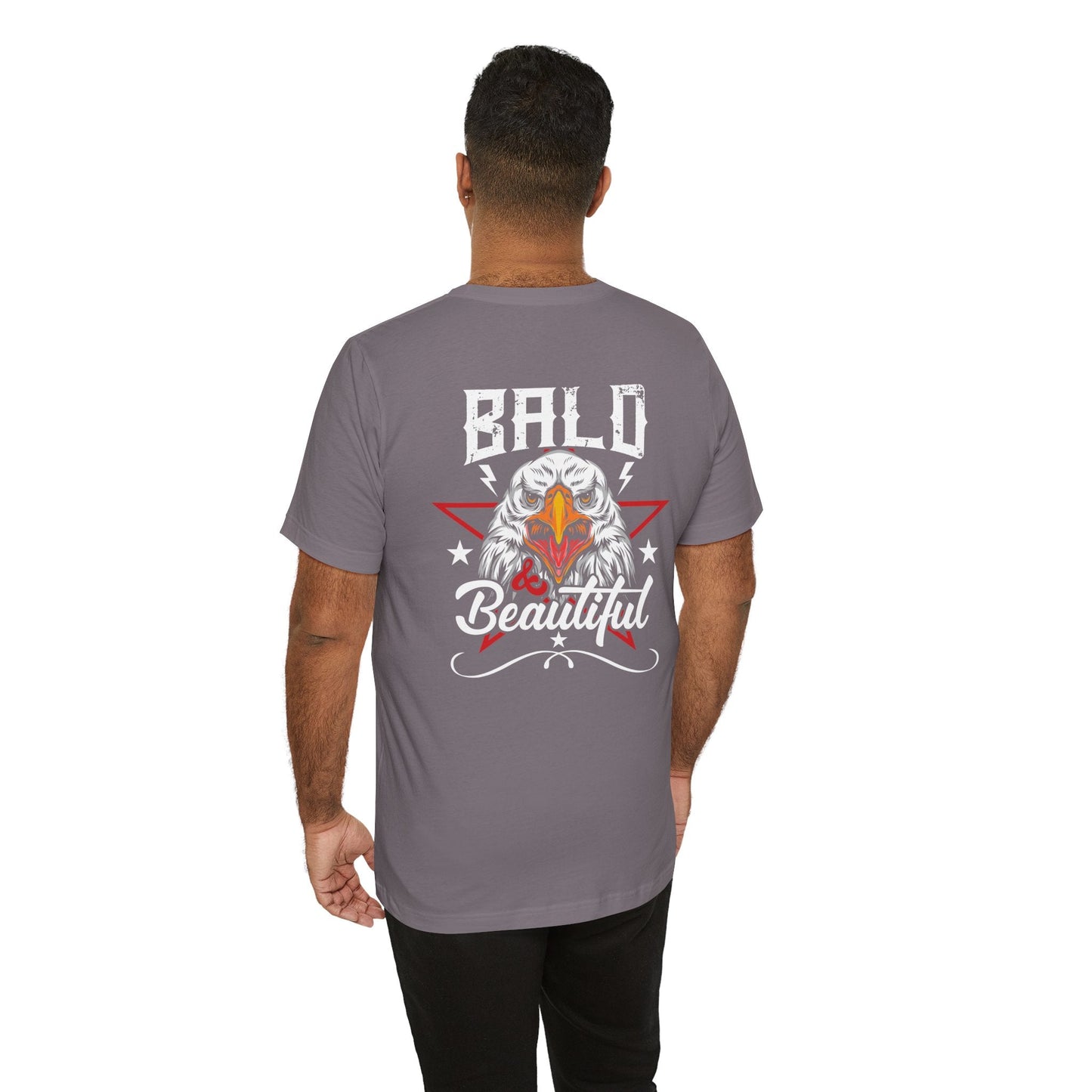 Bald Eagle Graphic Illustration Unisex Cotton Tee a3