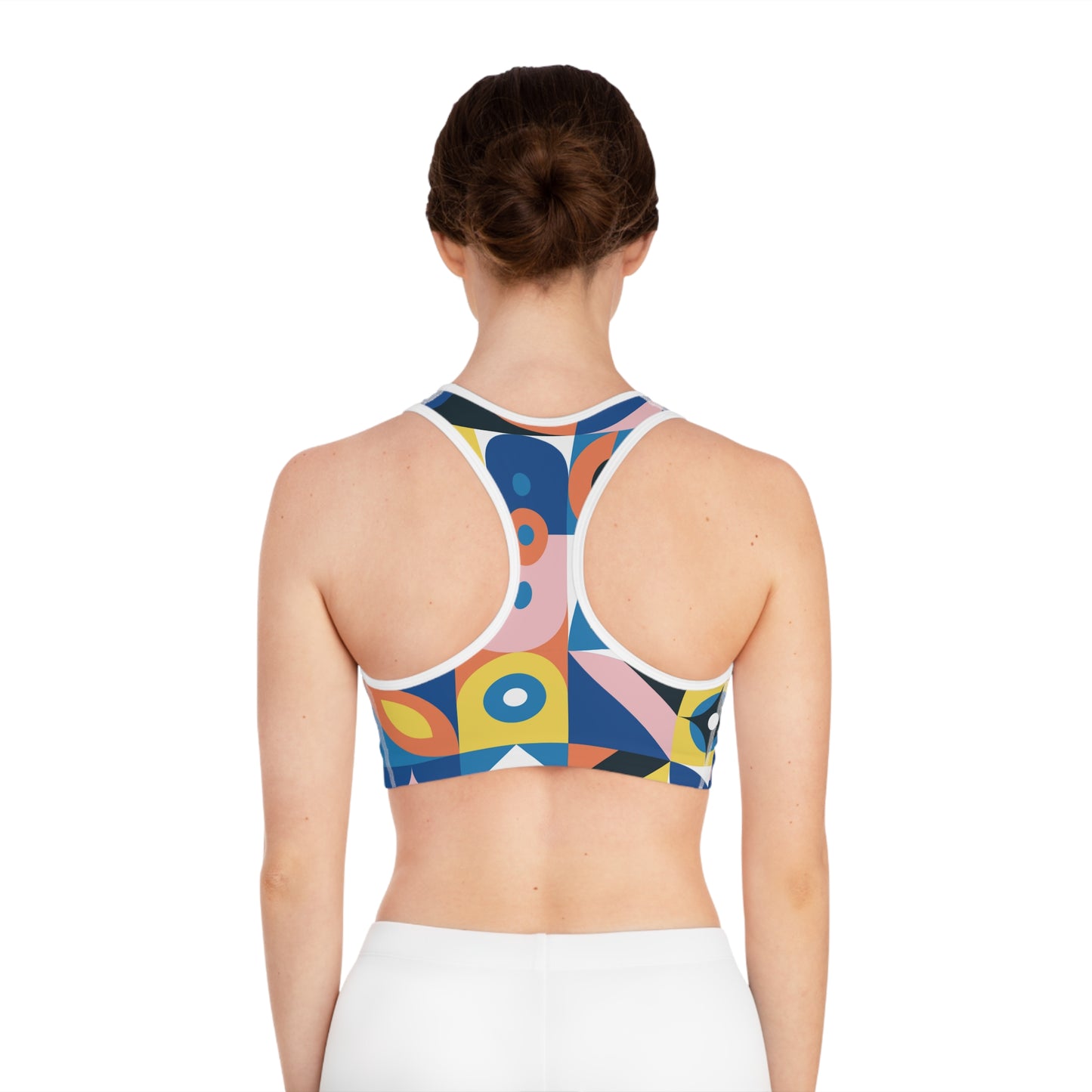 Sports Bra with Abstract prints