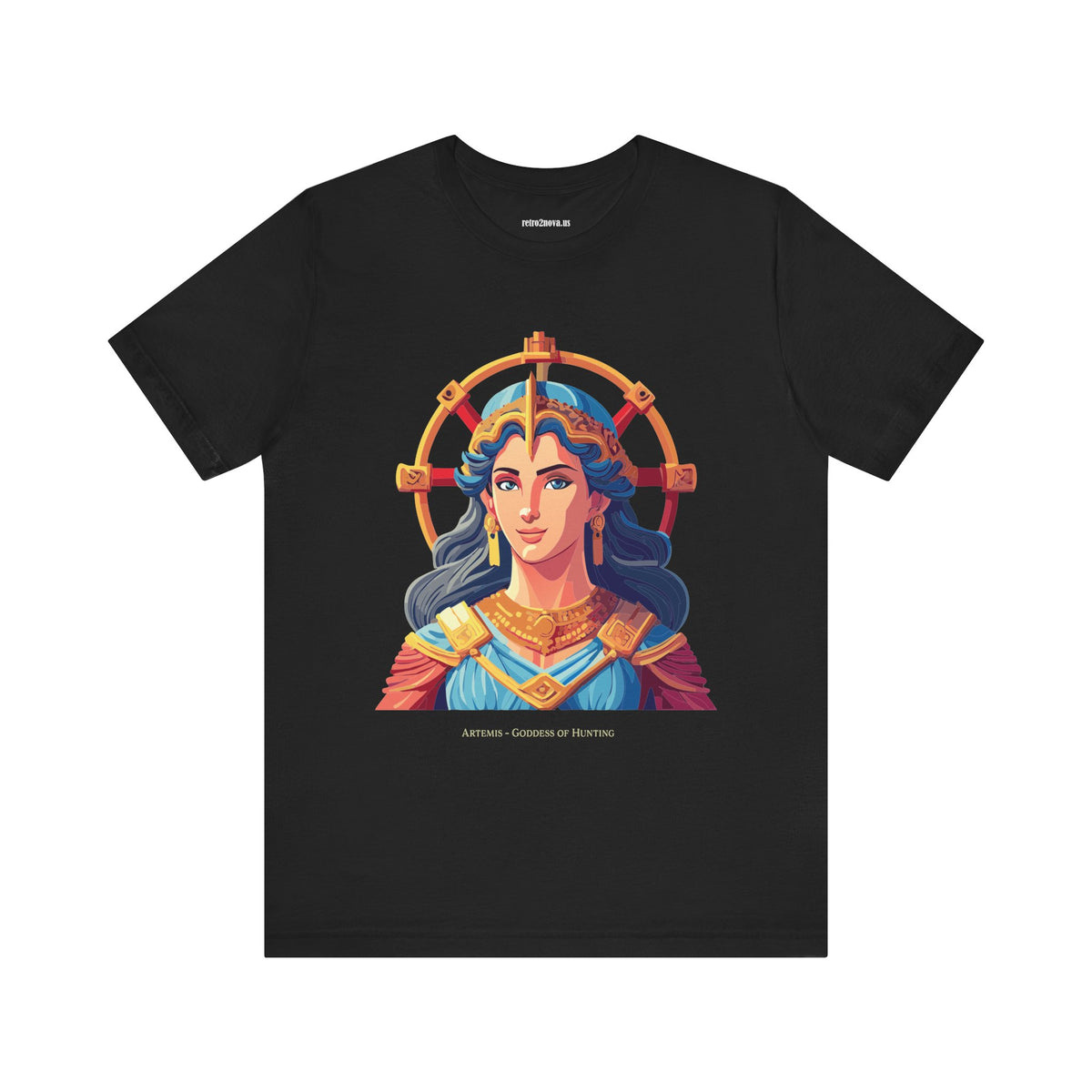 Goddess Graphic Unisex Cotton Bella+Canvas Tee with Artemis