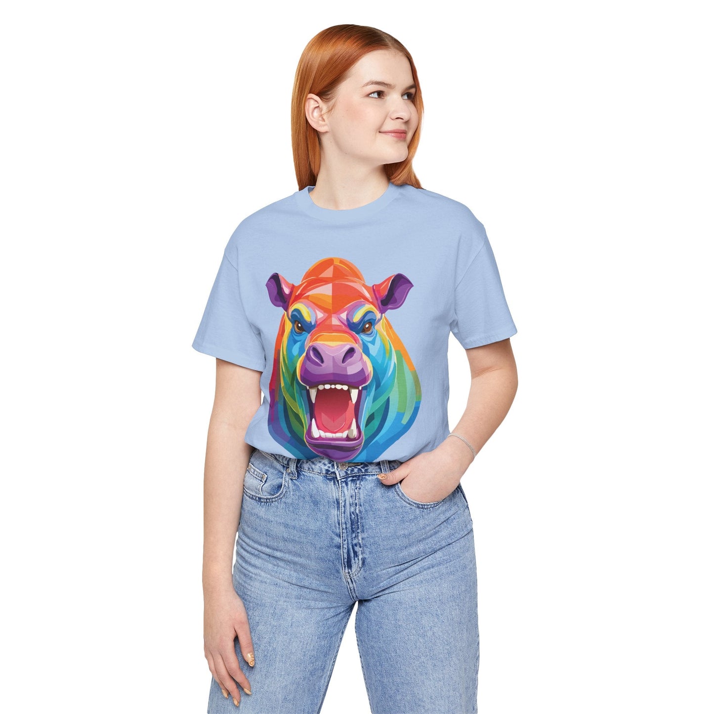 Unisex Animal Shirt with Animals Graphic Tee Art Design Wild Animals Shirt Tee for Everyone