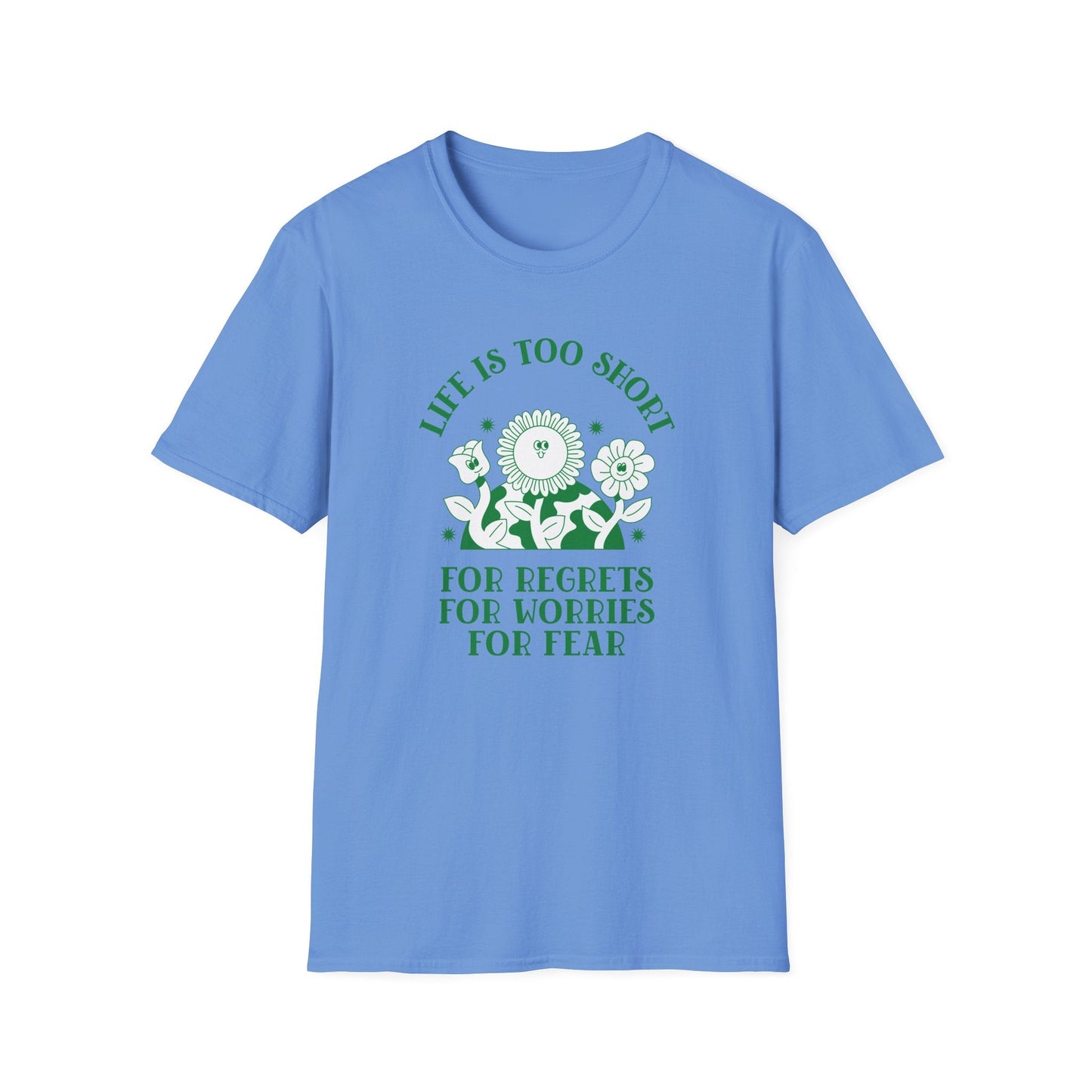 Positive Slogan T Shirts With Positive Words Tee Shirt Good Quotes Unisex Gildan Softstyle 64000 100 Percent Cotton