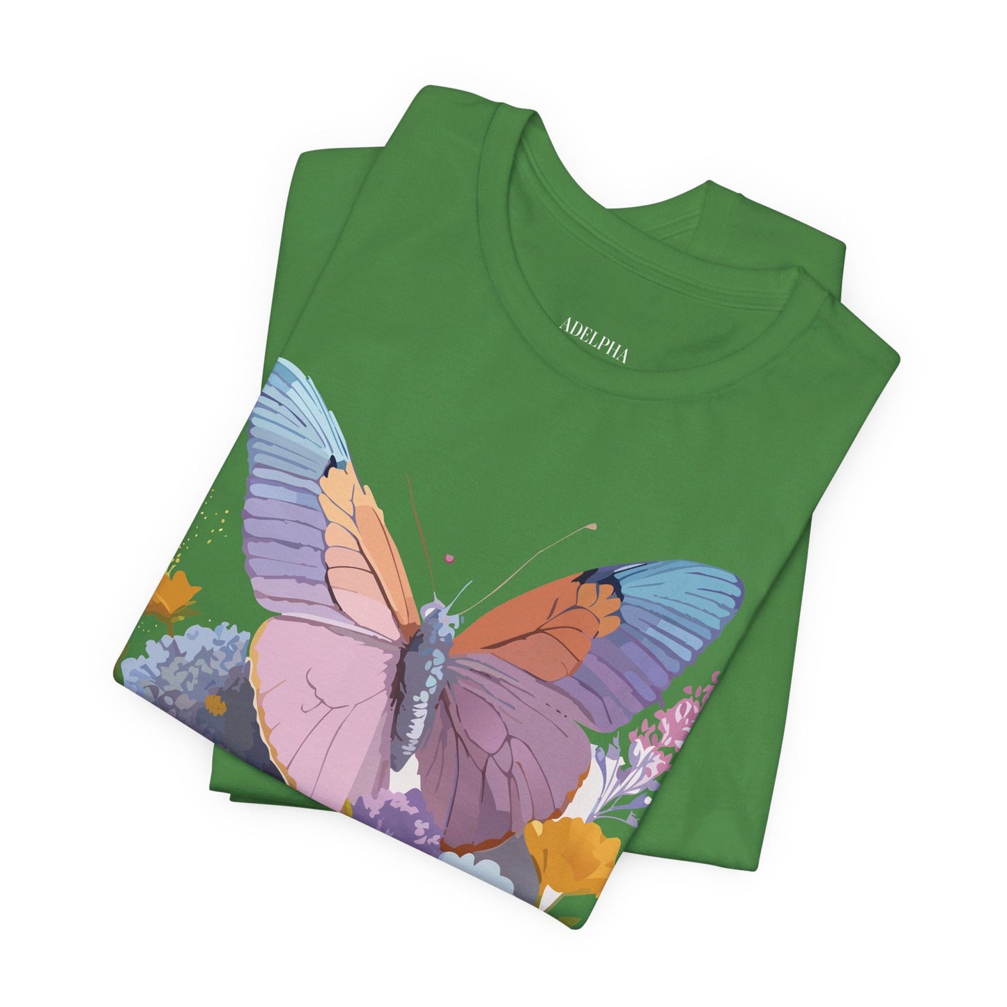 Butterfly Graphic Tee Unisex Short Sleeve Vintage Inspired Art Adelpha