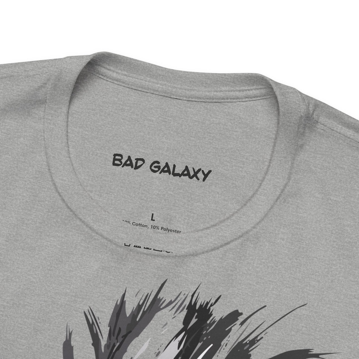 Punk Rock Tee Shirt From Bad Galaxy Made To Order 100 Percent Cotton With Eco Friendly Inks