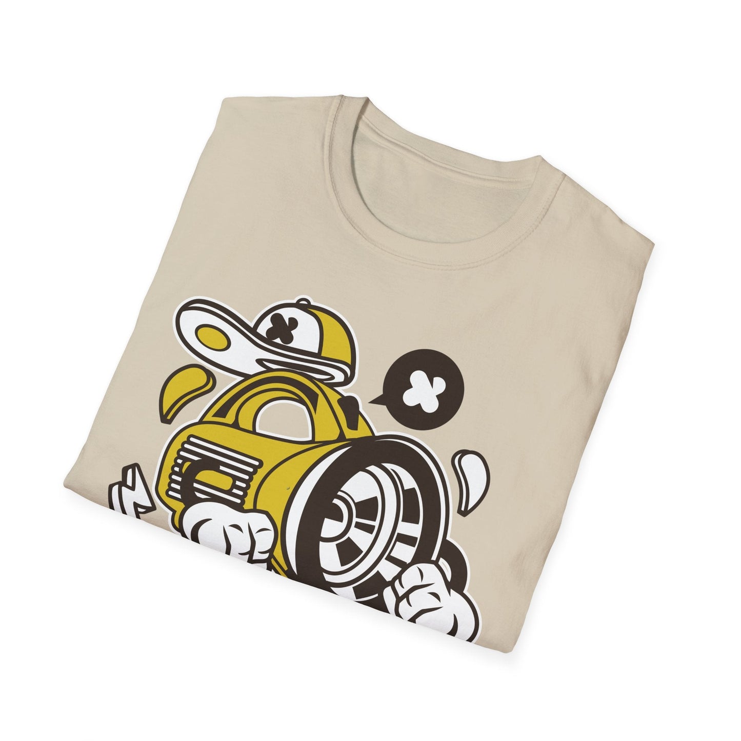 Cartoon T Shirt Animation Tee Funny Tee Unisex Softstyle Cotton Tee Gildan 64000