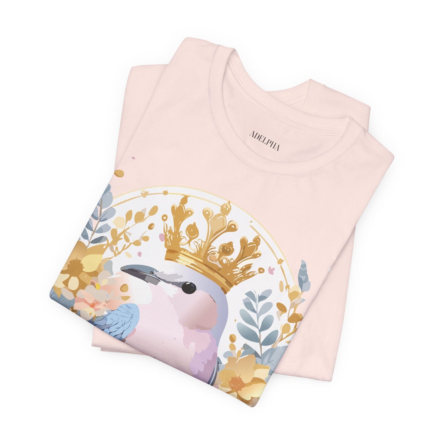 Adelpha Medallion Graphic Tee Unisex Short Sleeve Vintage Inspired Artwork Shirt