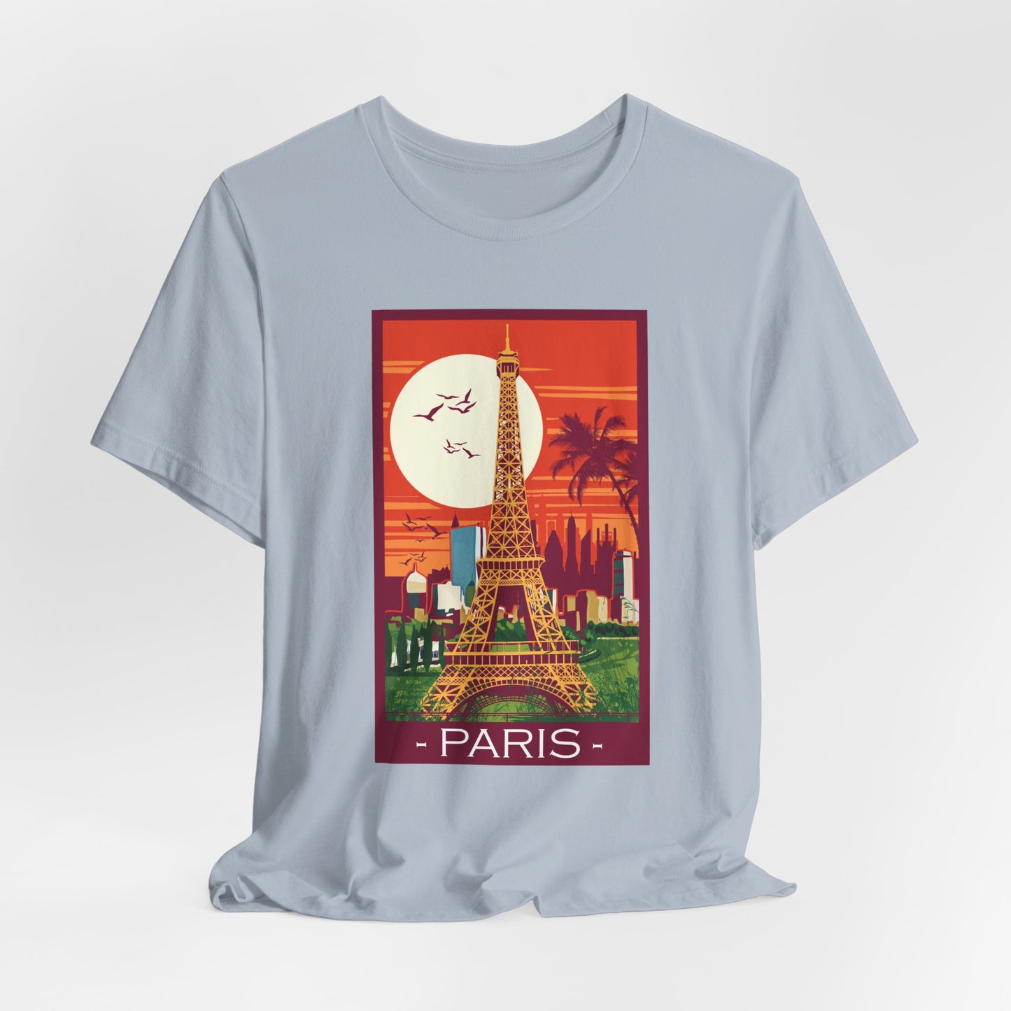Retro Poster Paris Graphic Design Tee, Paris Shirt, Vintage Tees, Art Design T-Shirt, Graphic Tee, Retro Art Shirts